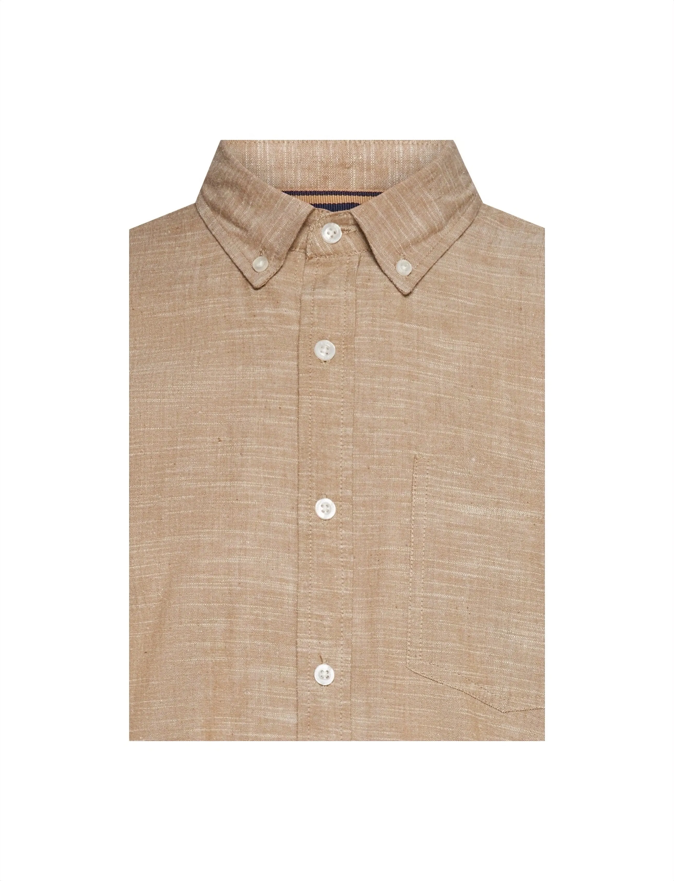 SIGNAL - GeoSi Slub Solid - casual skjorter - tobacco - 2