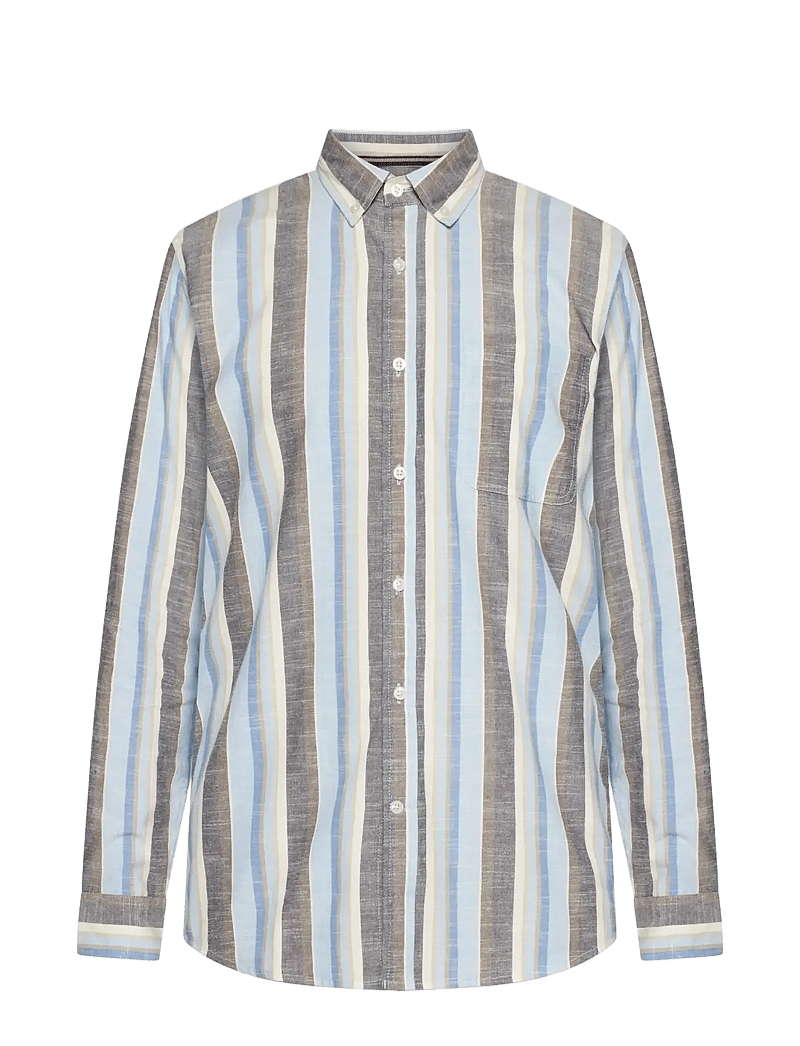 SIGNAL - GustavSi Slub Stripe - triibulised särgid - blue captain - 0