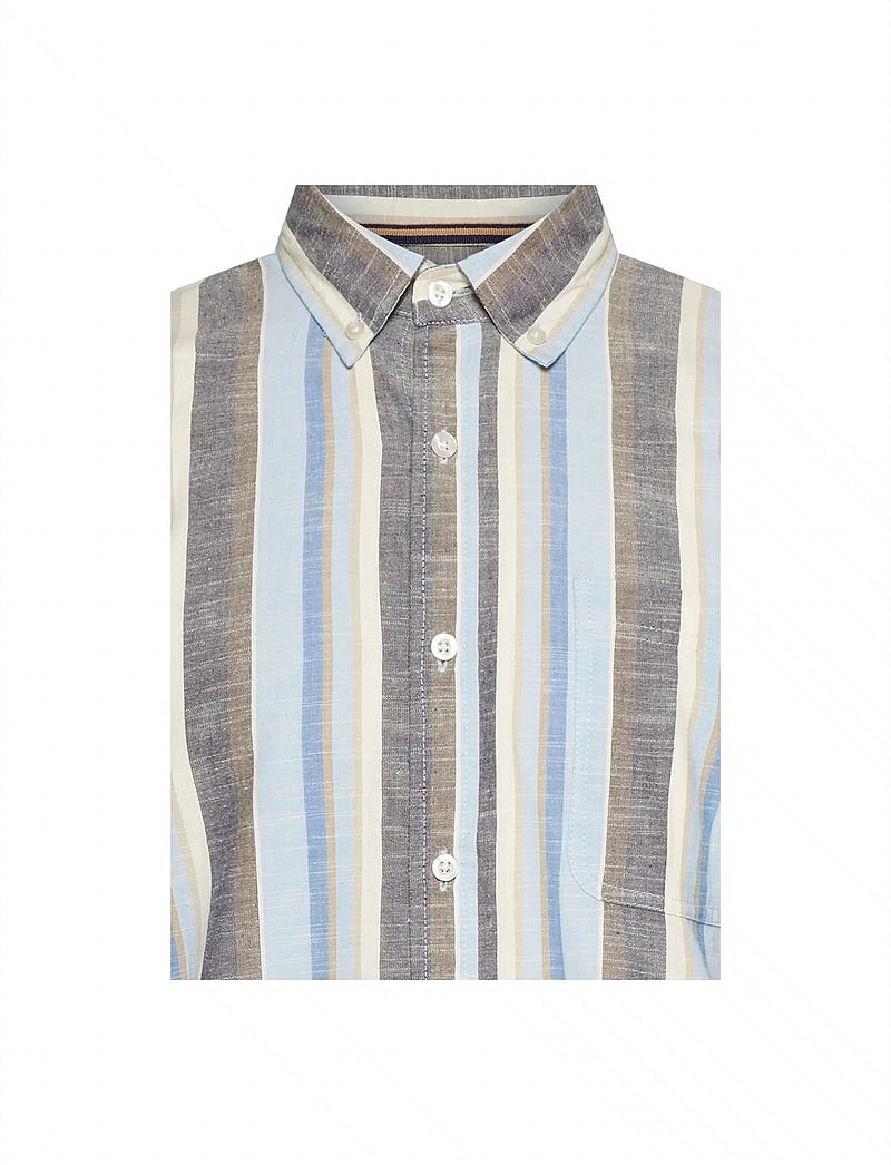 SIGNAL - GustavSi Slub Stripe - triibulised särgid - blue captain - 2