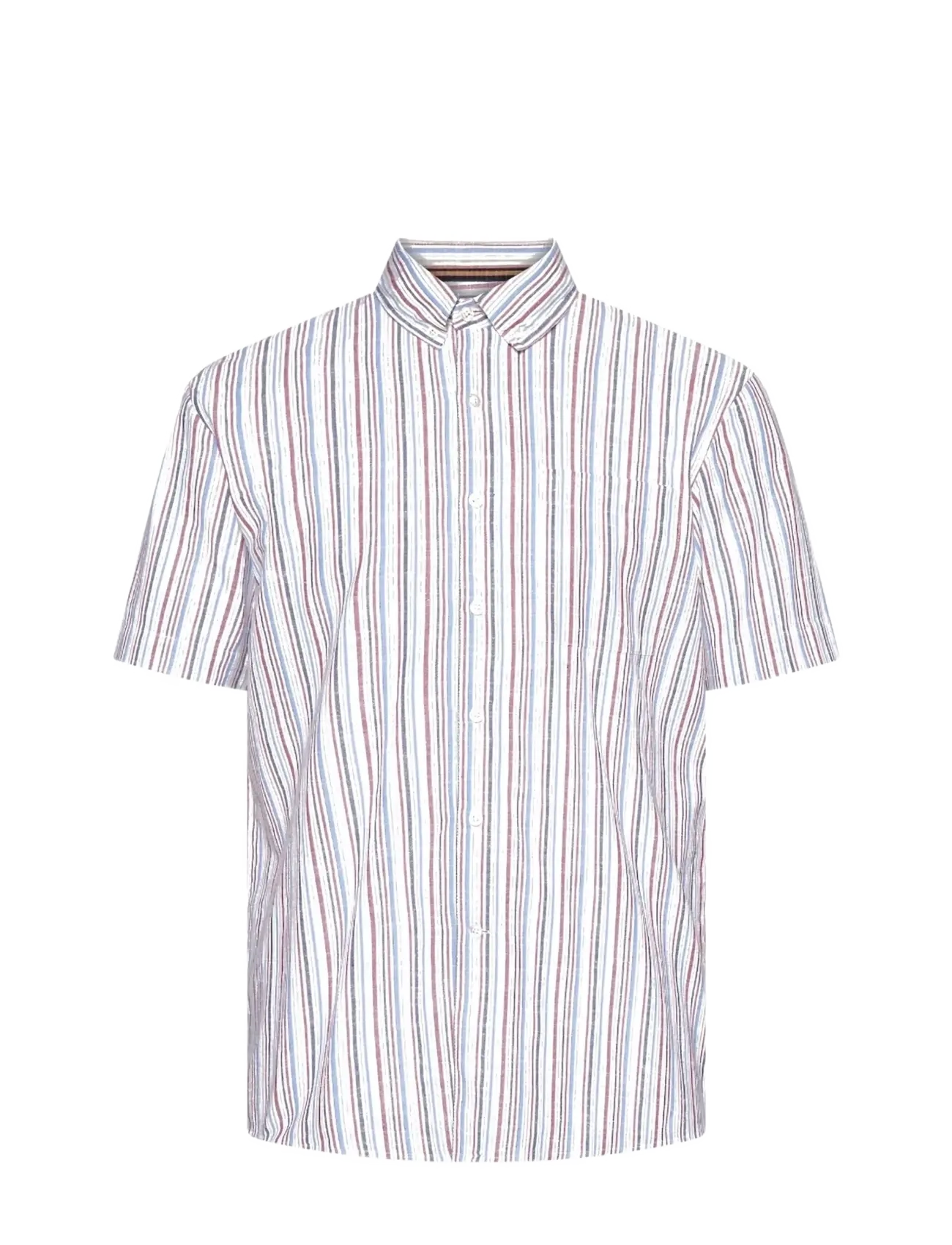 SIGNAL GioSi Slub Stripe - Casual skjorter - DUSTY RED / multi