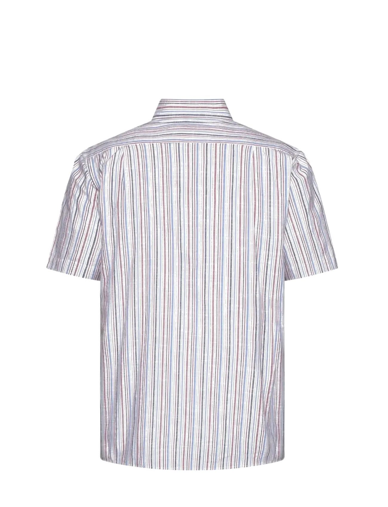 SIGNAL - GioSi Slub Stripe - koszule w paski i prążki - dusty red - 1