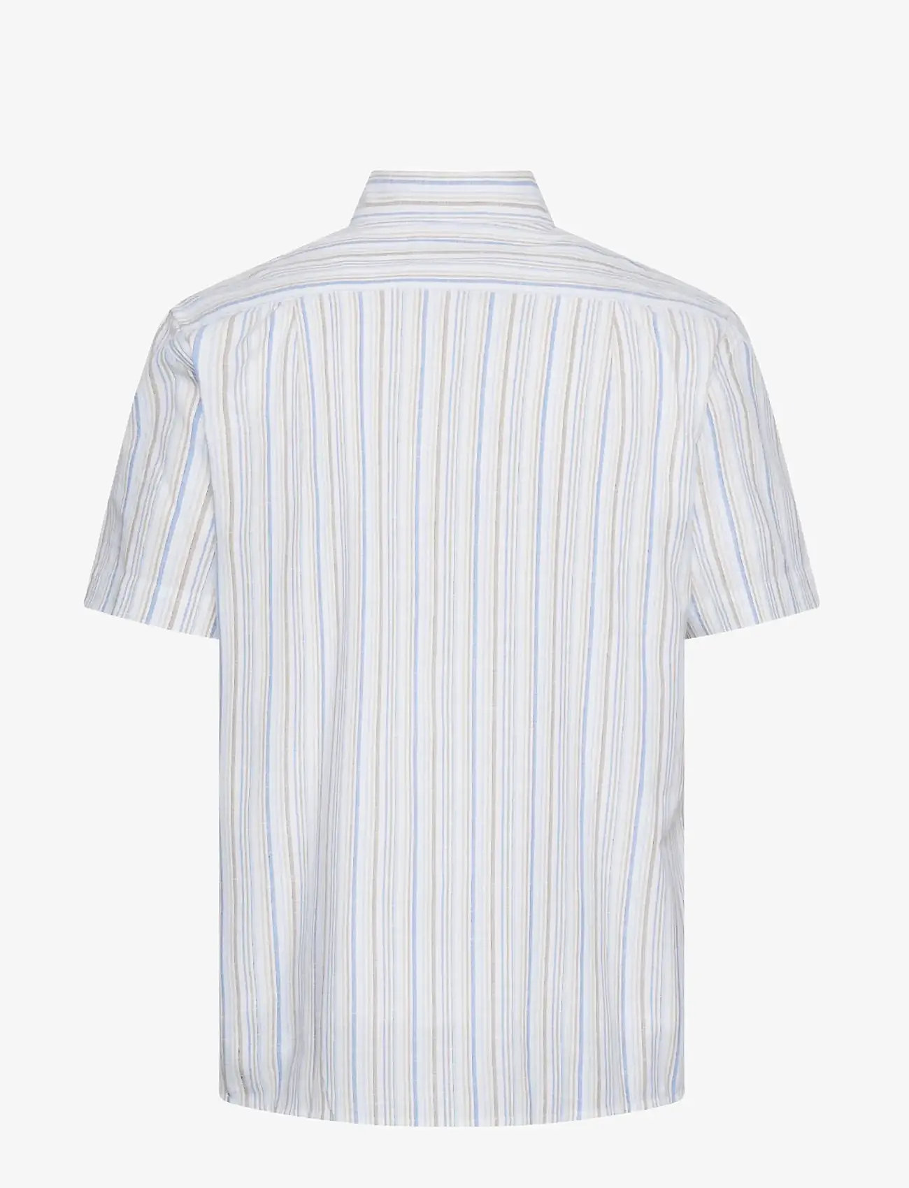 SIGNAL - GioSi Slub Stripe - stribede skjorter - warm beige - 1