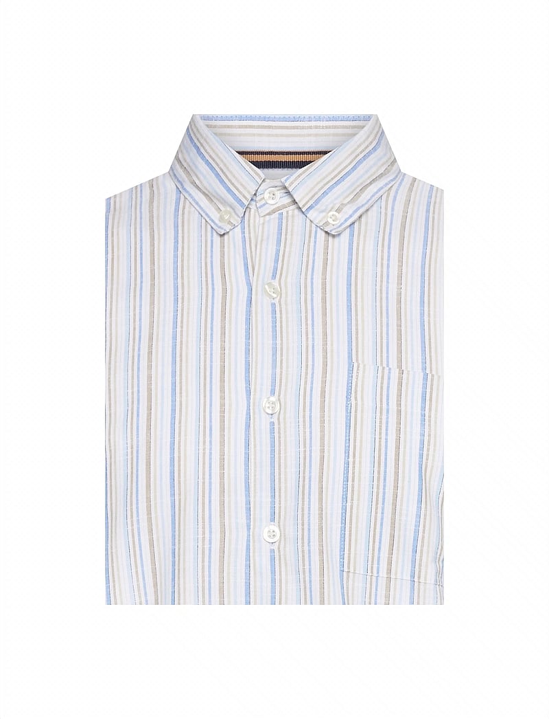 SIGNAL - GioSi Slub Stripe - stribede skjorter - warm beige - 2