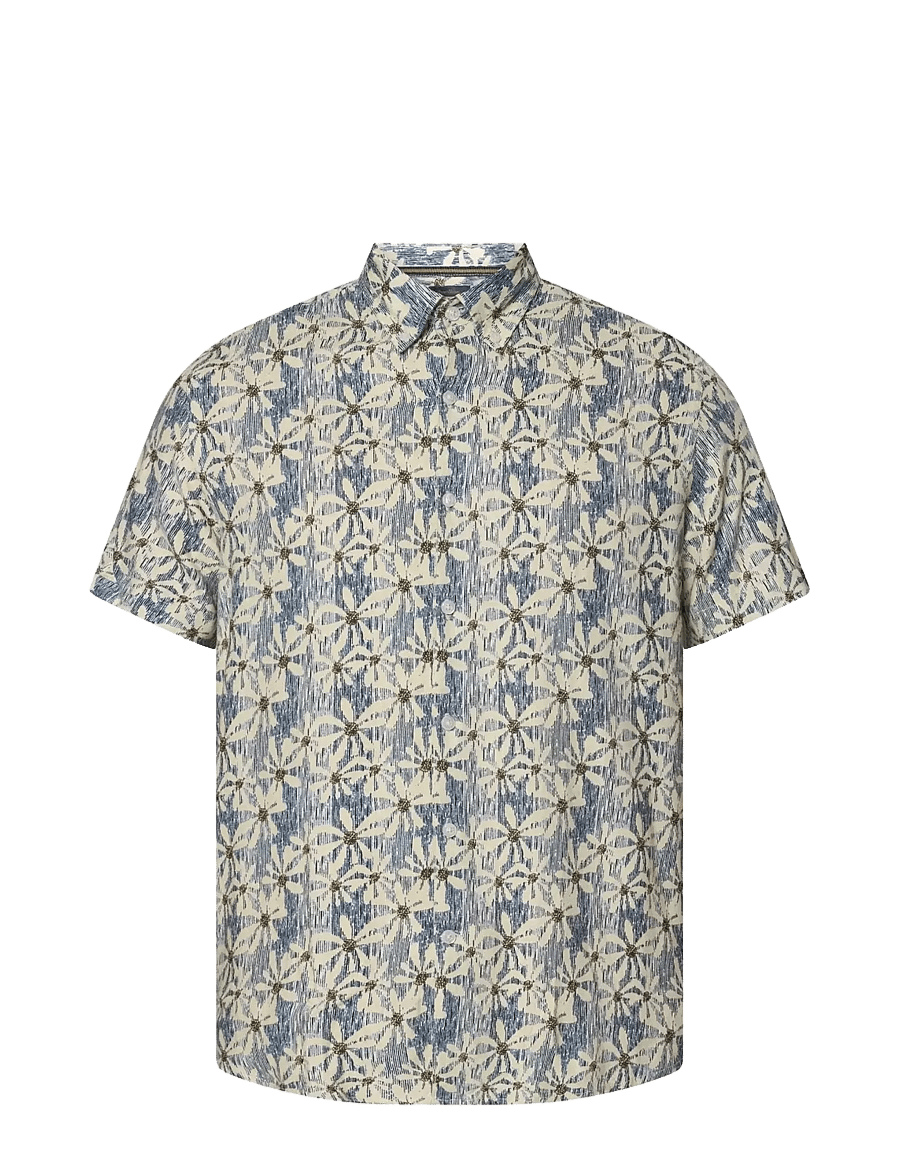 SIGNAL - GusSi Linen/cotton Print - blue captain - 0