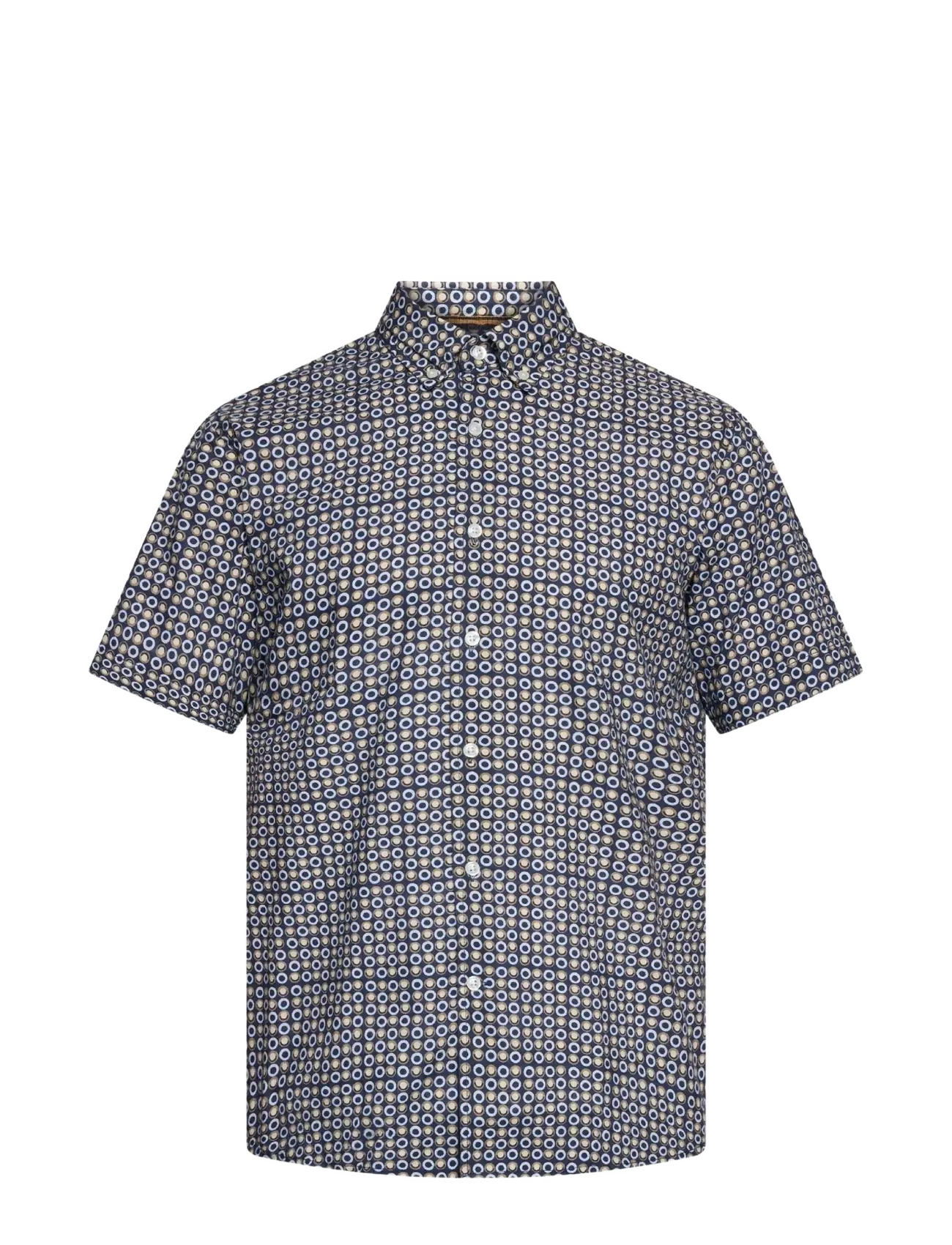 SIGNAL GustafSi Cotton Print - Casual skjorter - BLUE CAPTAIN / multi
