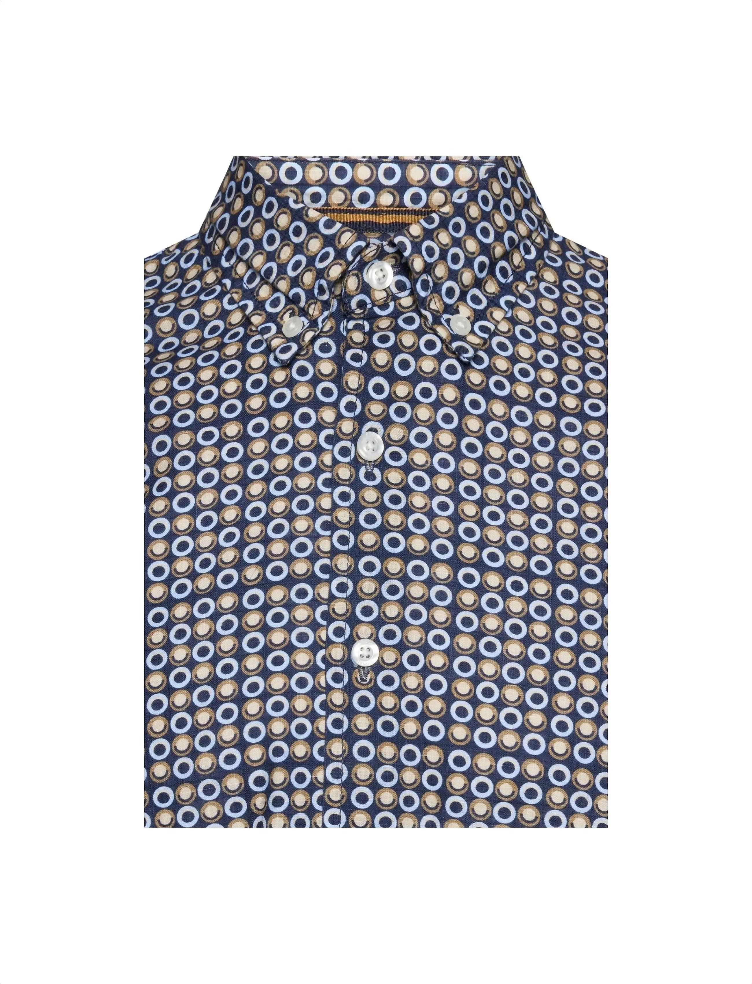 SIGNAL - GustafSi Cotton Print - casual hemden - blue captain - 2