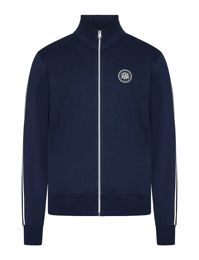 SIGNAL - MattsSi Zip Sweat Cardigan - sweatshirts - deep marine - 0