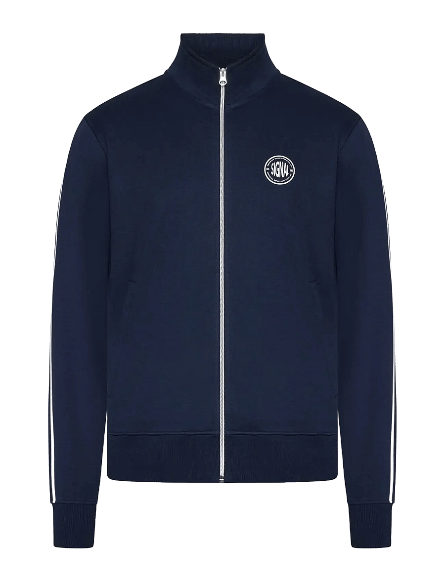 SIGNAL - MattsSi Zip Sweat Cardigan - dressipluusid - deep marine - 1