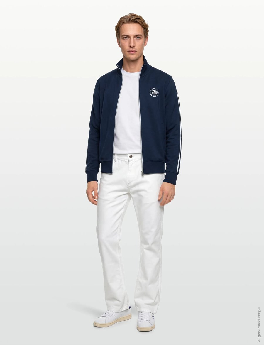 SIGNAL - MattsSi Zip Sweat Cardigan - dressipluusid - deep marine - 0
