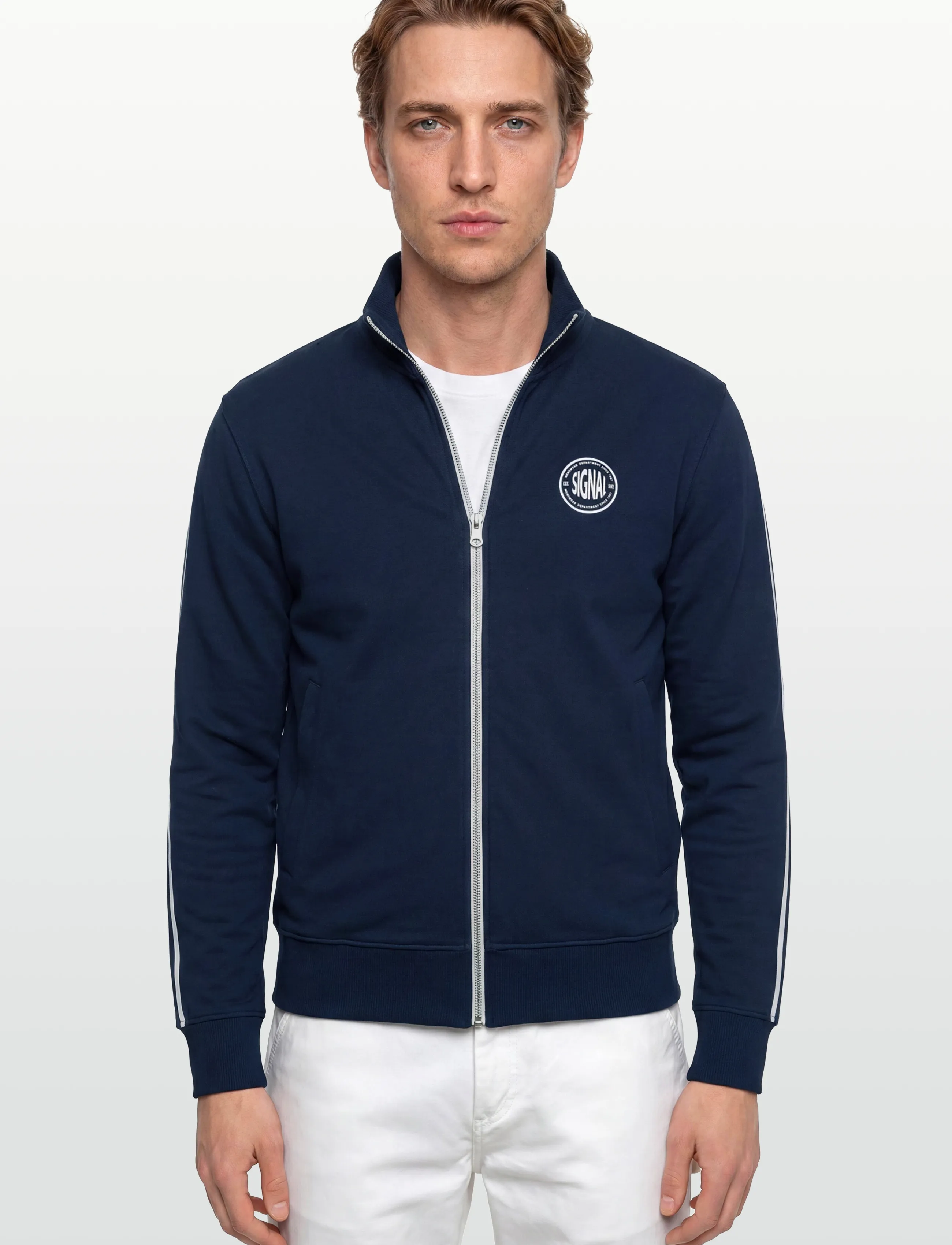 SIGNAL - MattsSi Zip Sweat Cardigan - sweatshirts - deep marine - 3