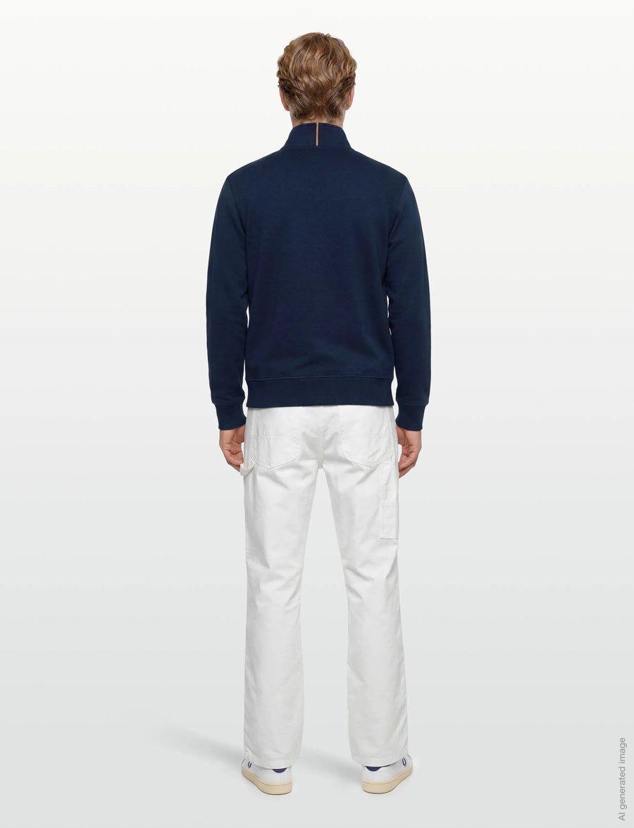 SIGNAL - MattsSi Zip Sweat Cardigan - dressipluusid - deep marine - 4
