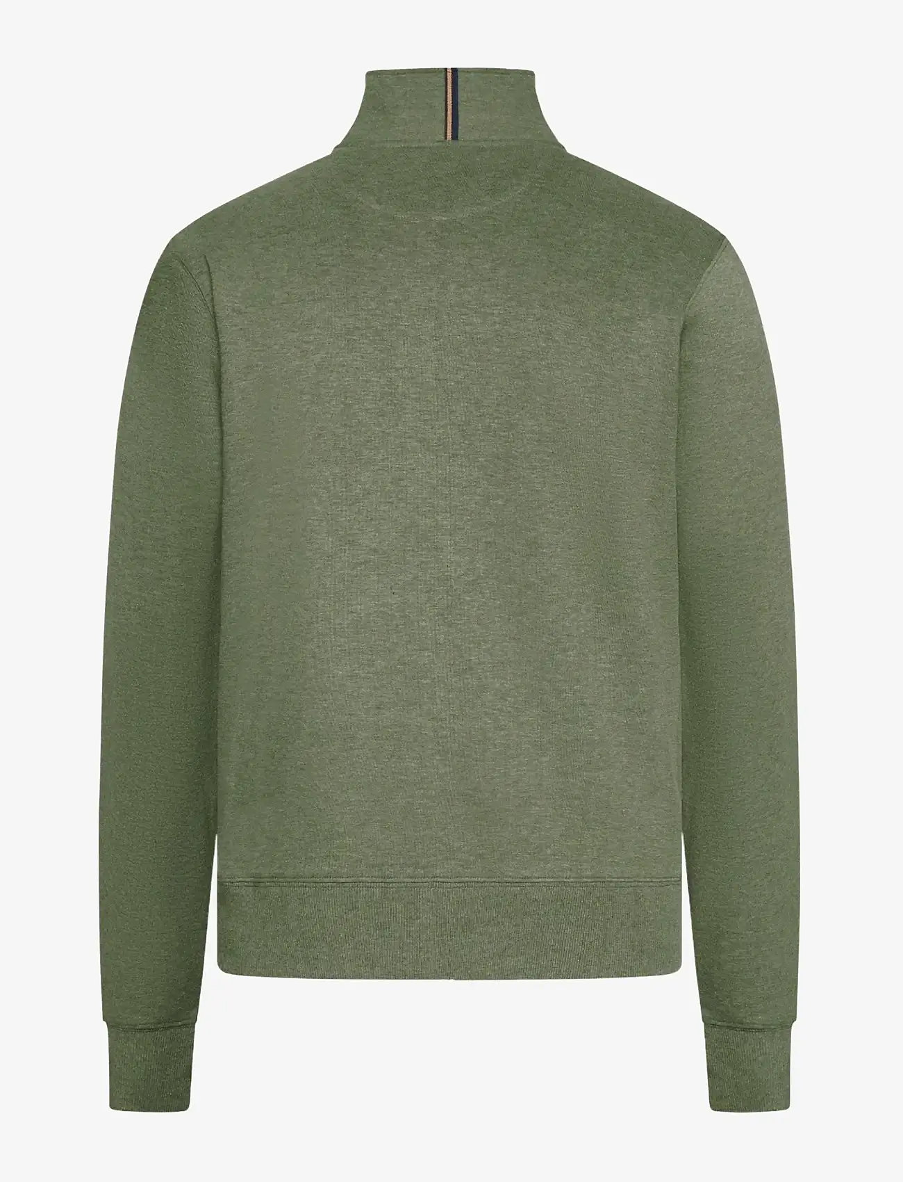 SIGNAL - MattsSi Zip Sweat Cardigan - sweatshirts - oil green melange - 1