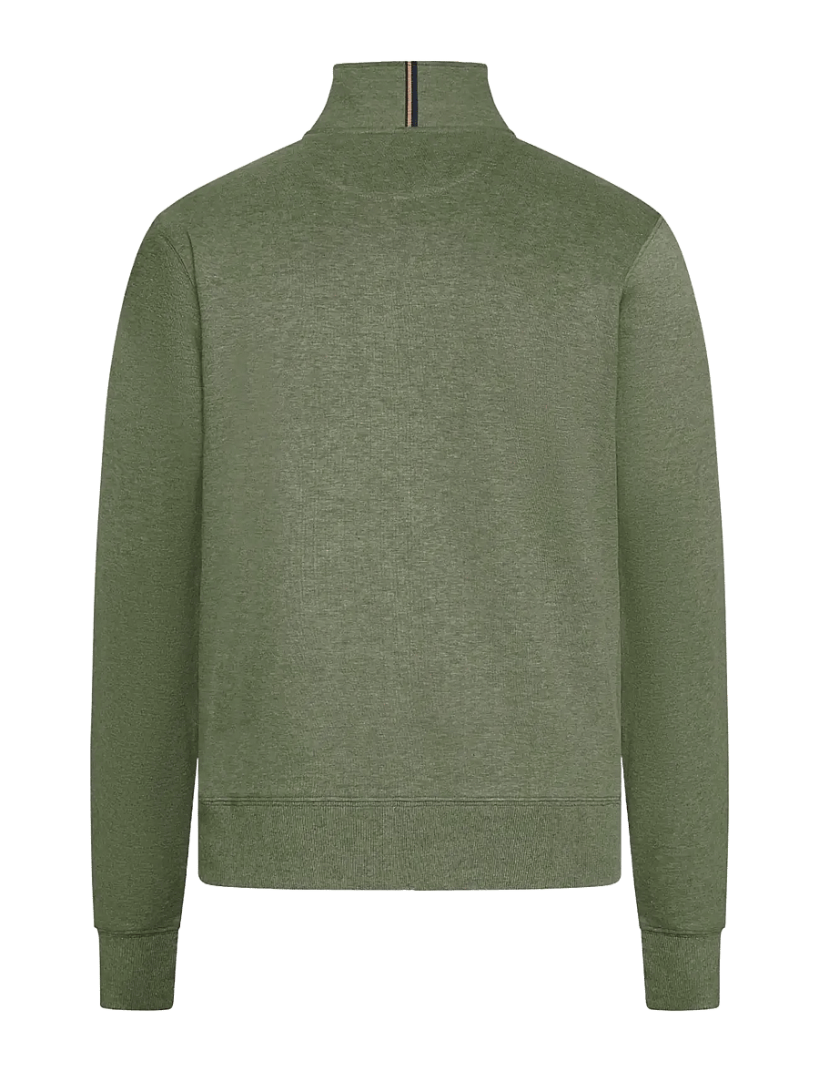 SIGNAL - MattsSi Zip Sweat Cardigan - sweatshirts - oil green melange - 2