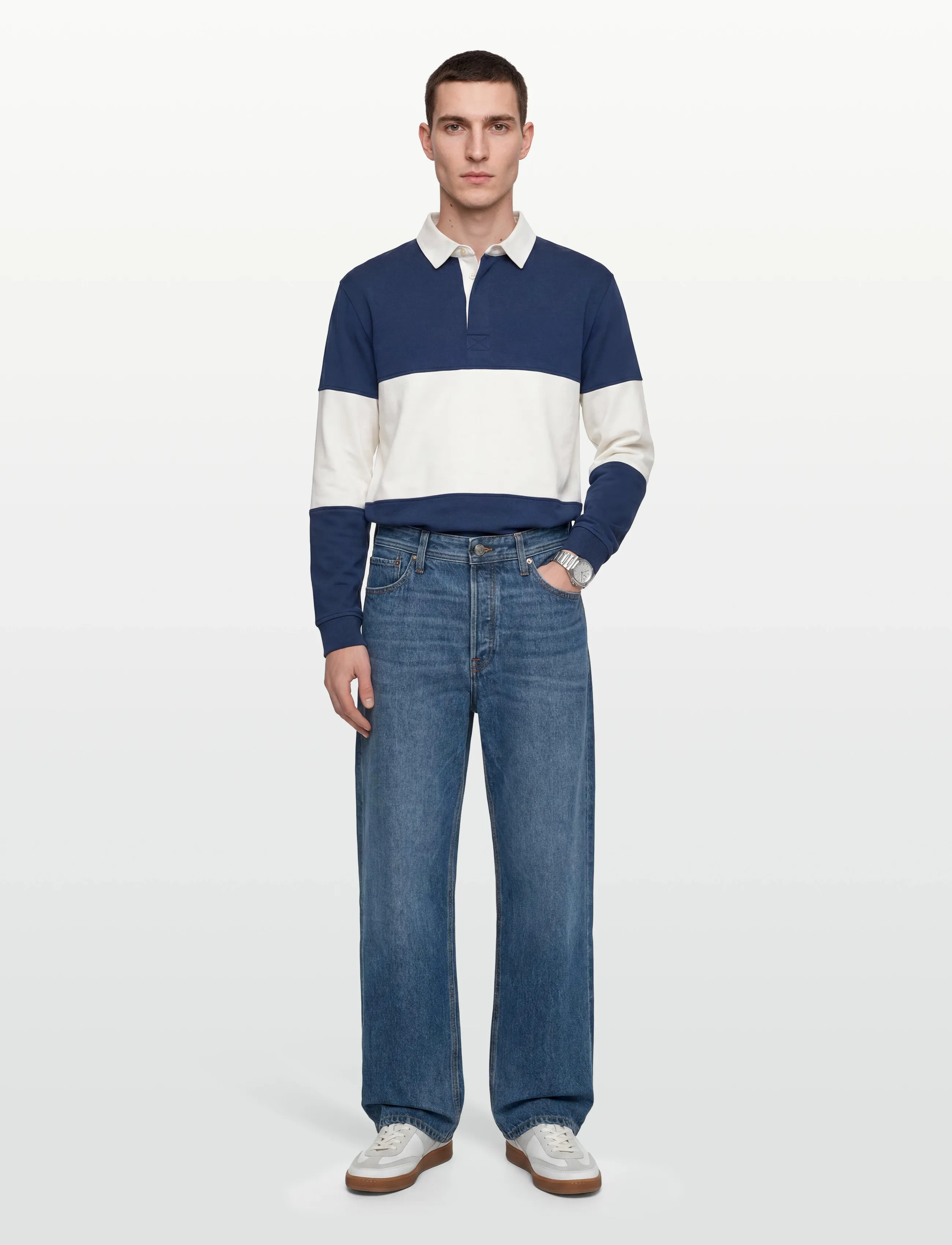 SIGNAL DanteSi Rugby - Long-sleeved knitted polos - BLUE CAPTAIN / navy