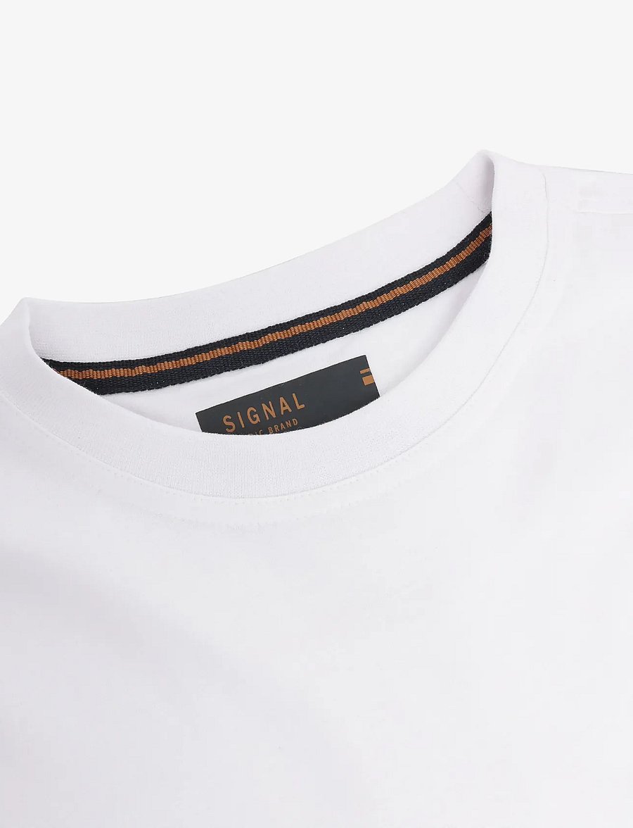 SIGNAL - EddySi Tee NOOS - kurzärmelige t-shirts - white - 2