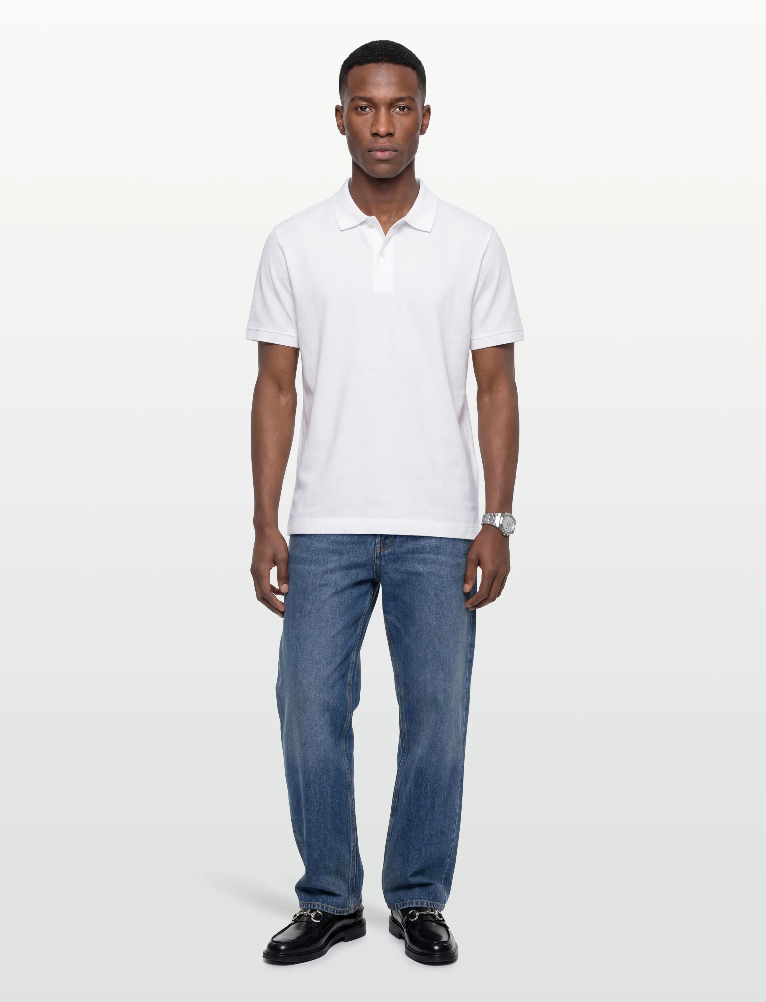 SIGNAL NickySI - Polo Shirts - WHITE / white