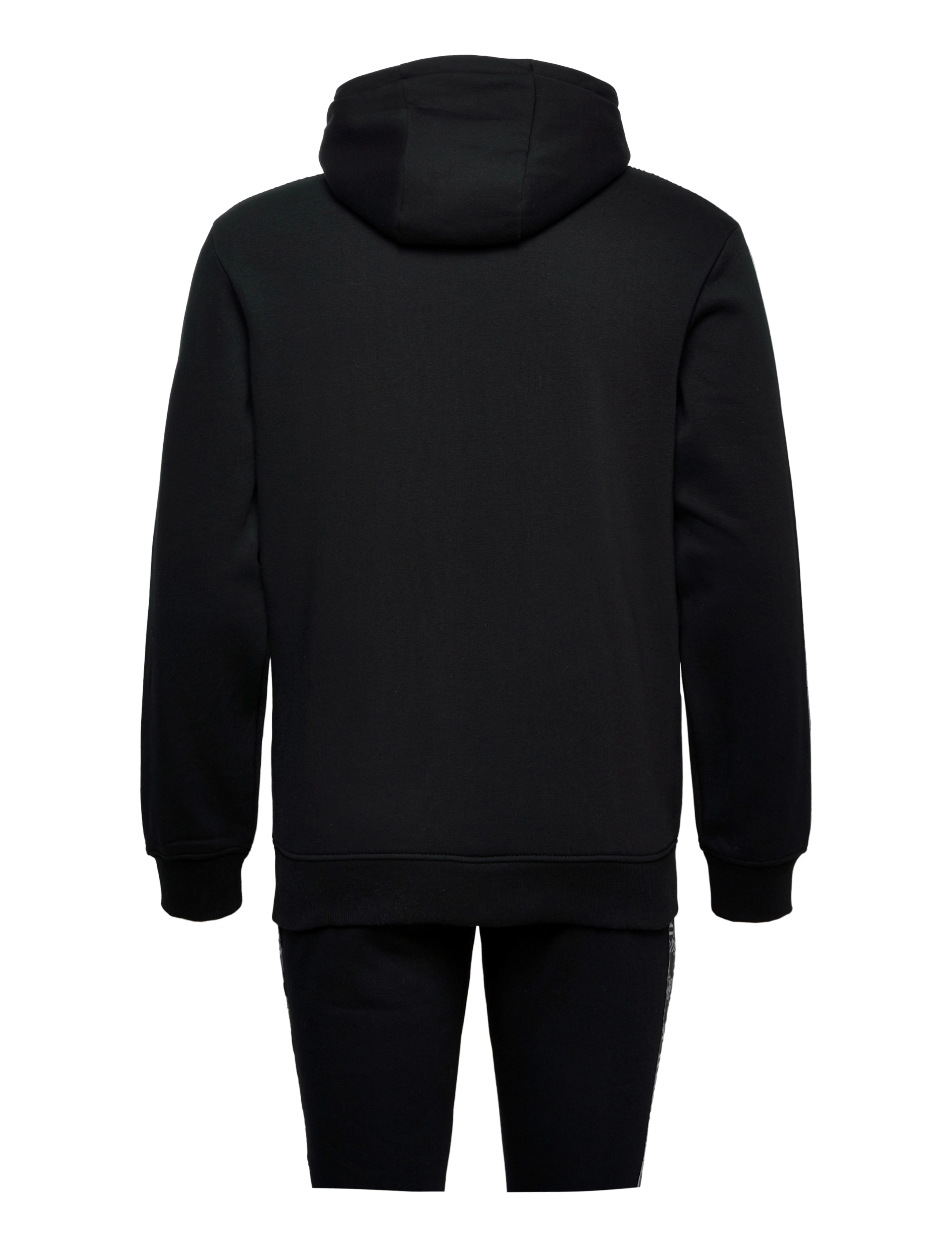 SIKSILK - overhead tape hoodie & trackpants twin set - black - 1
