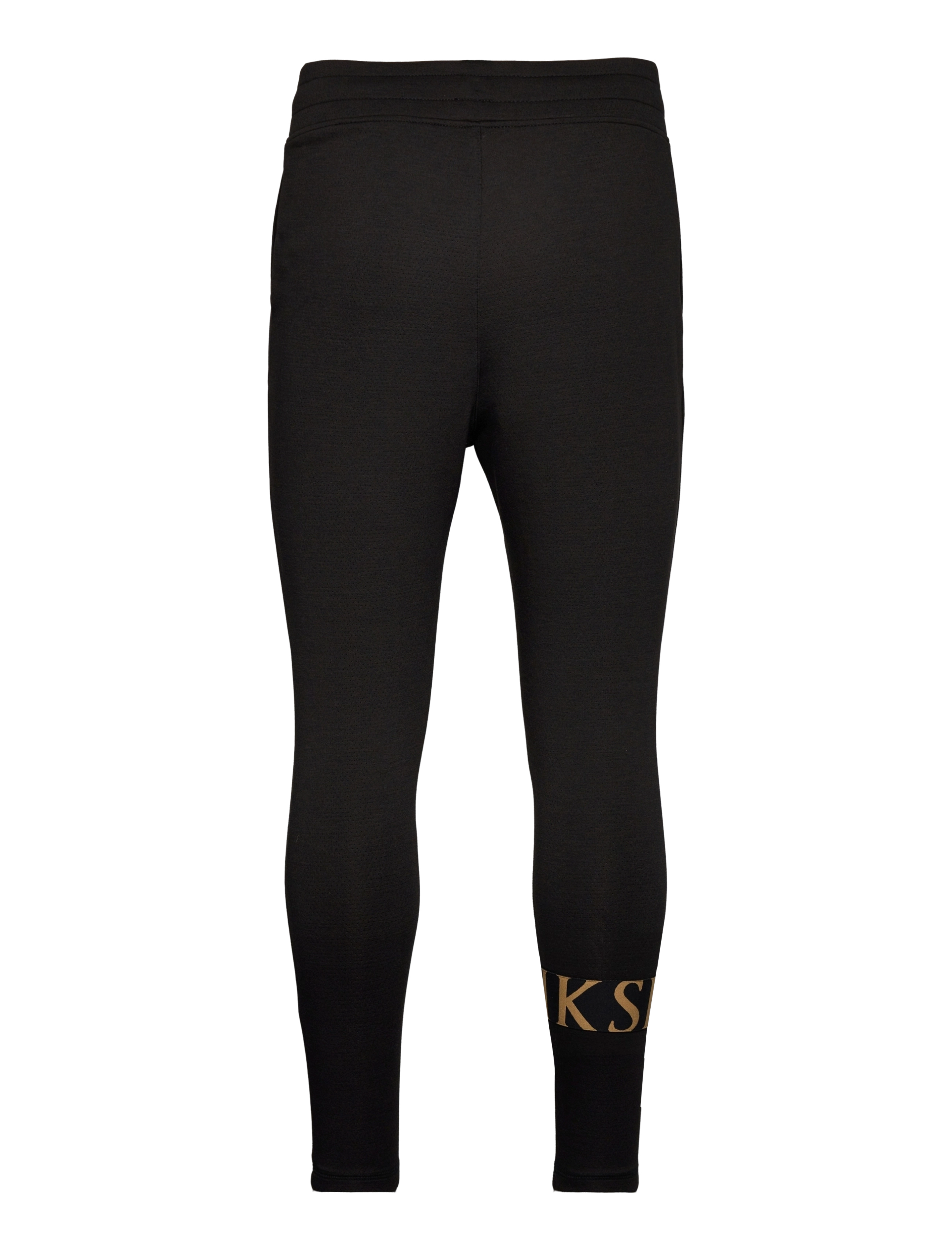 SIKSILK - dynamic track pants - black & gold - 1