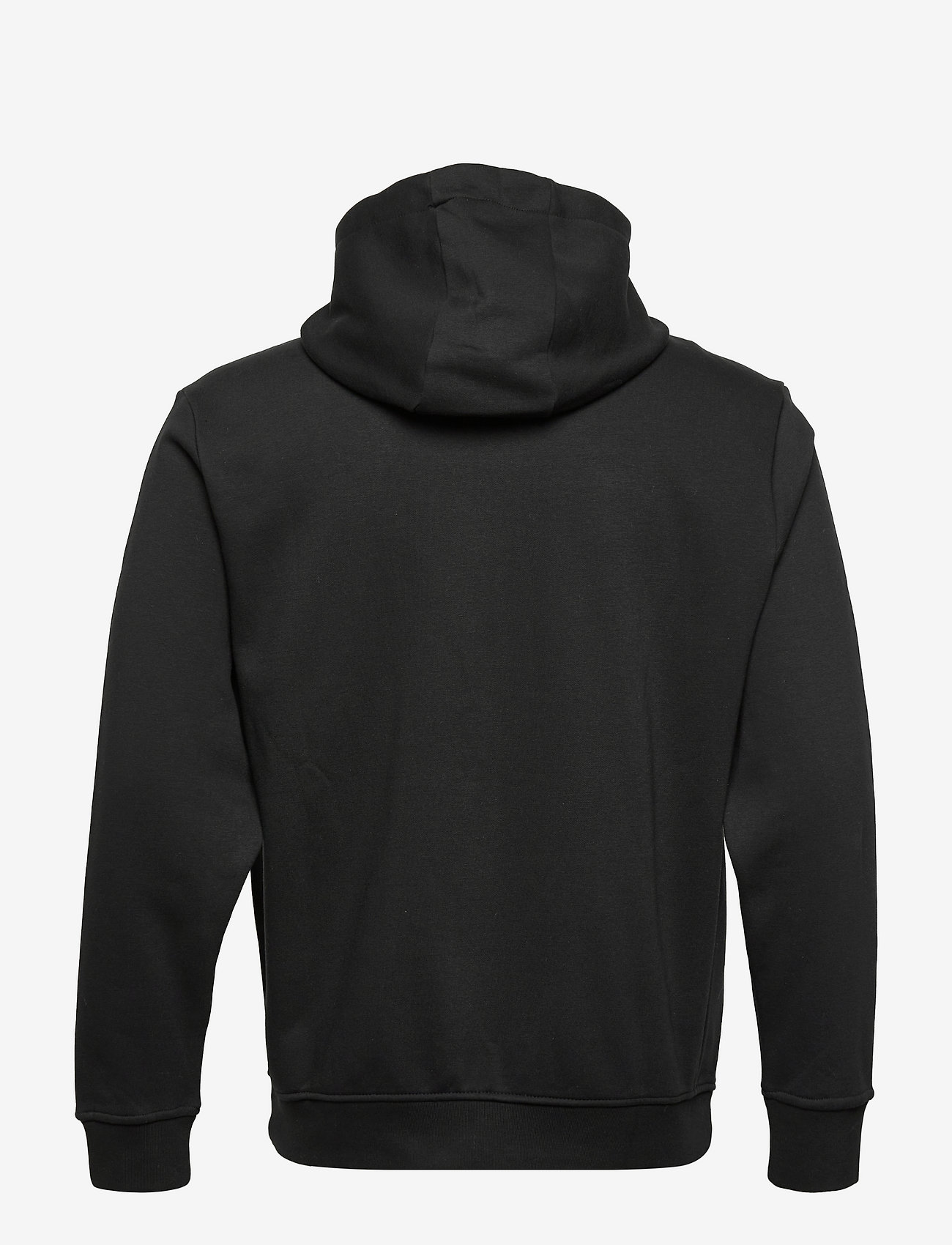 SIKSILK - core zip through funnel neck hoodie - black - 1