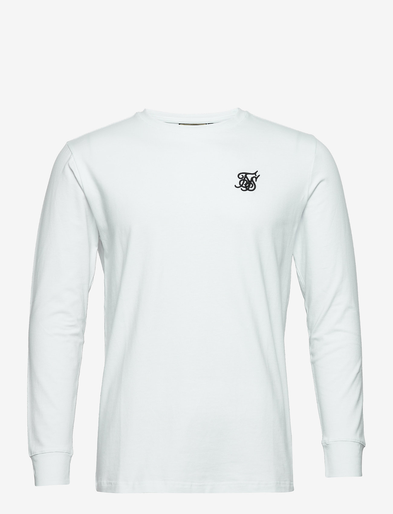 SIKSILK - l/s gym tee - white - 0