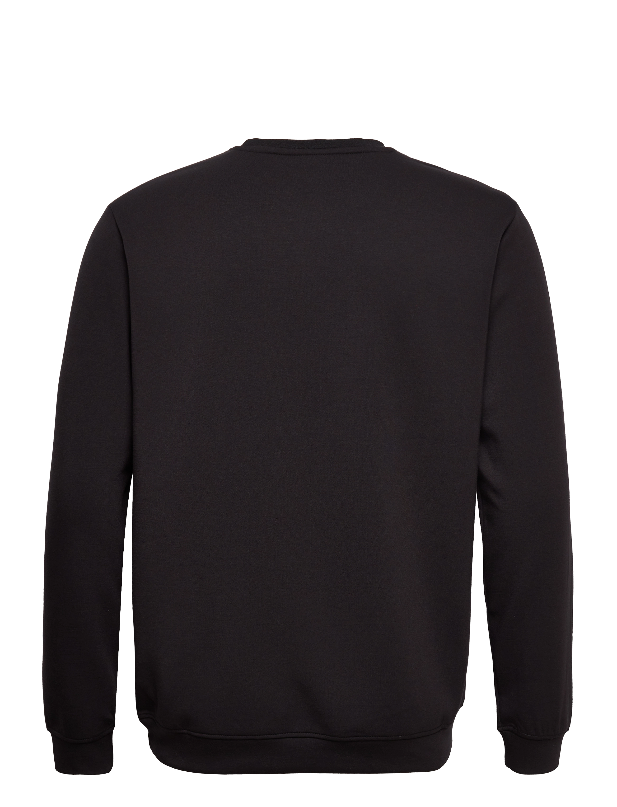 SIKSILK - dual script logo crew sweater - black - 1
