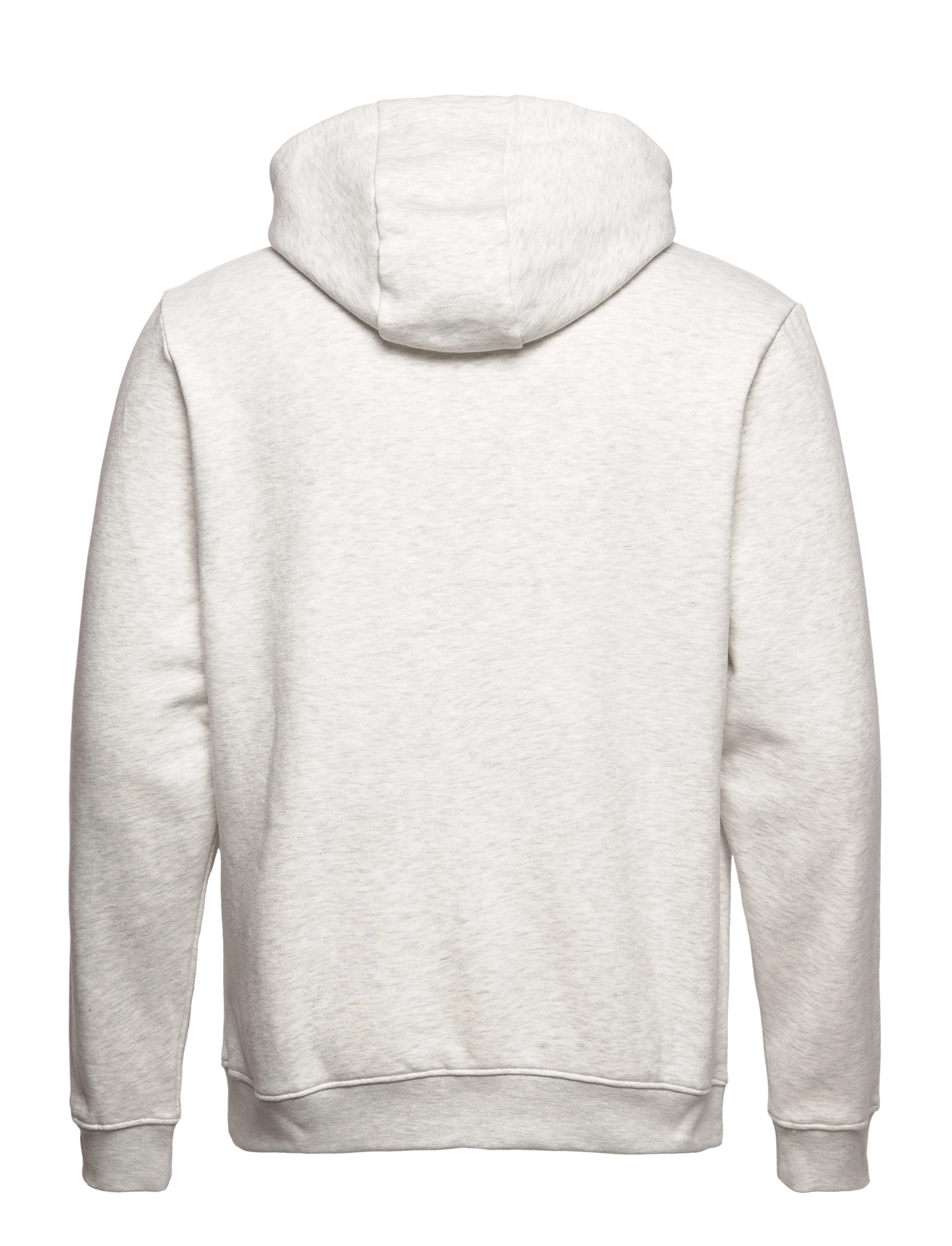SIKSILK - core overhead hoodie - snow marl - 1