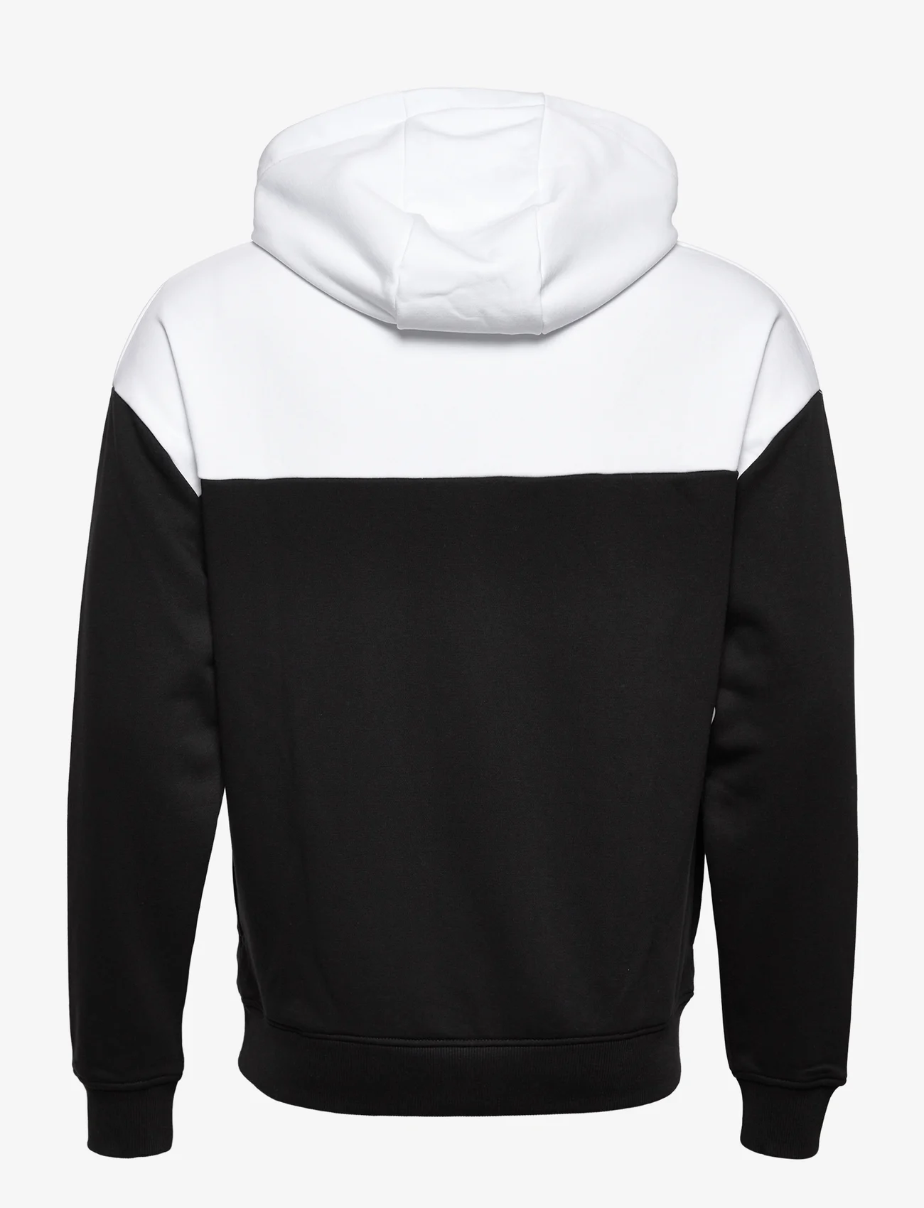 SIKSILK - retro 89 print oversized hoodie - dressipluusid - black & white - 1