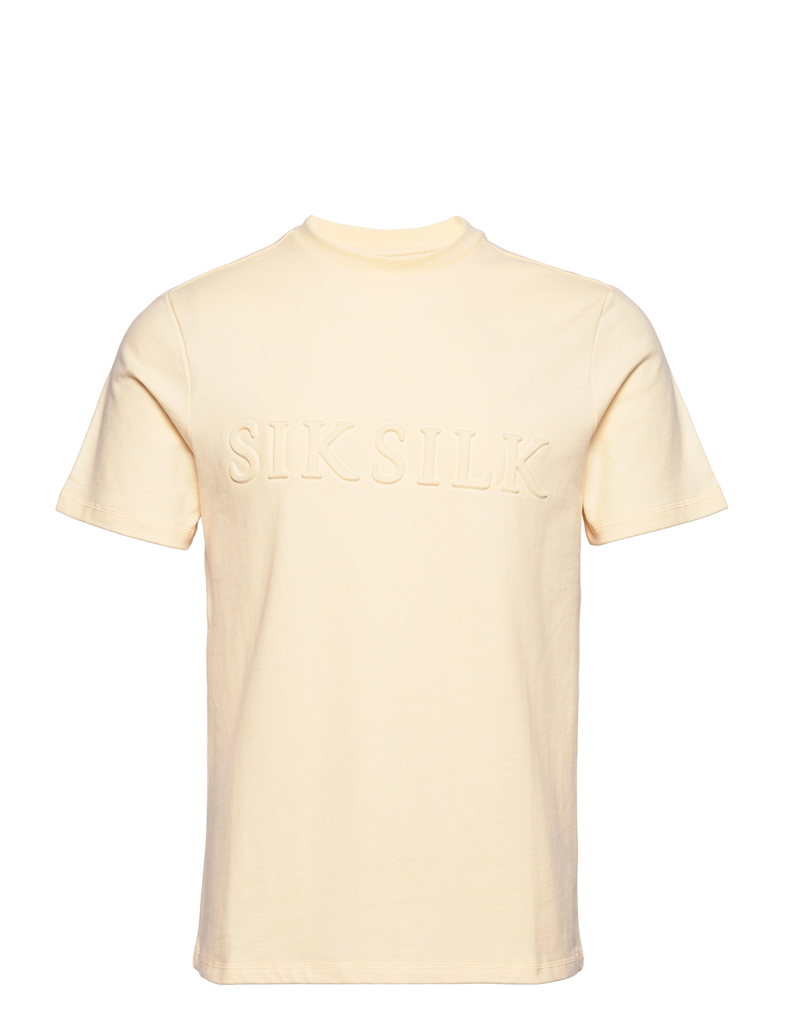 foundation embossed tee - ECRU