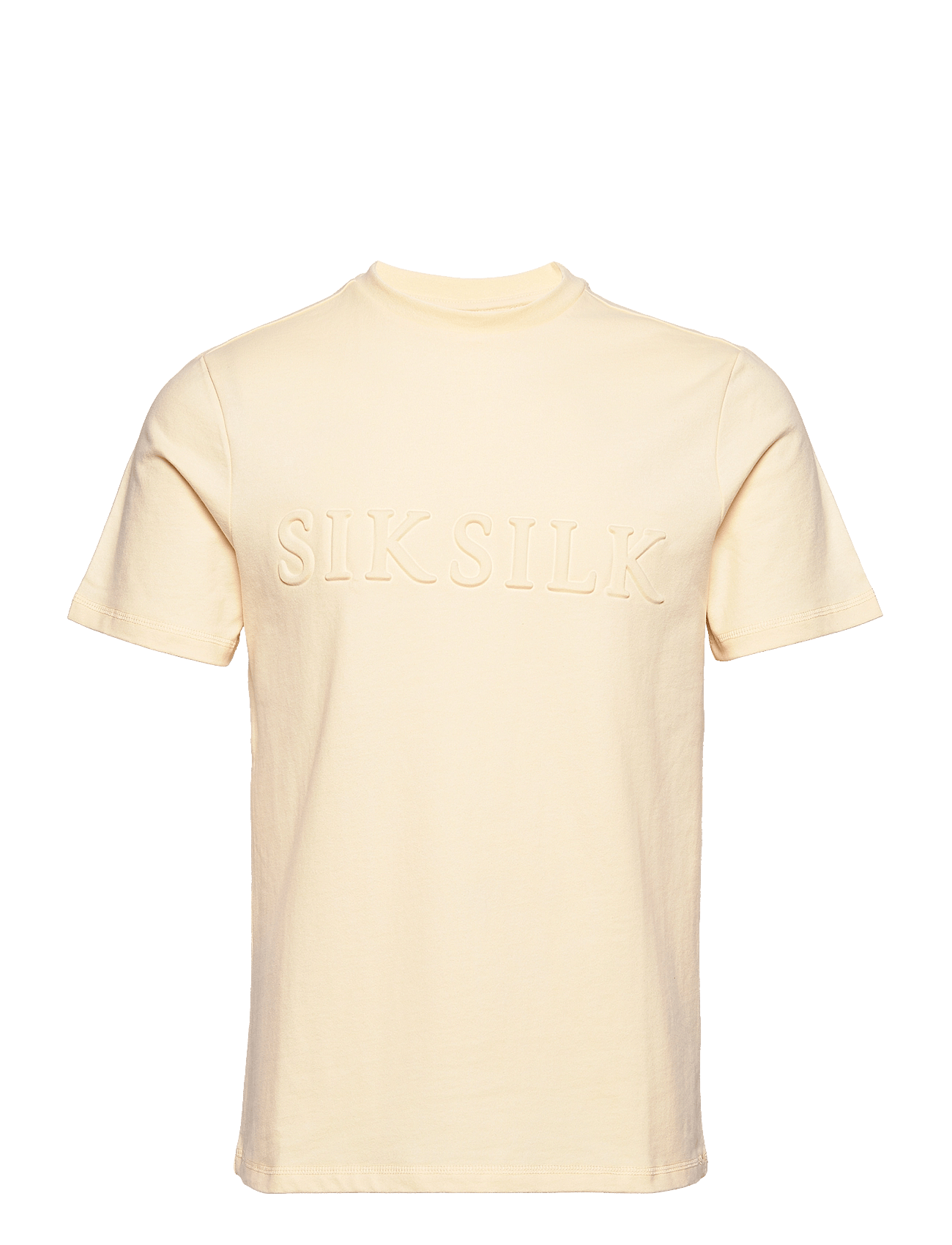 foundation embossed tee - ECRU