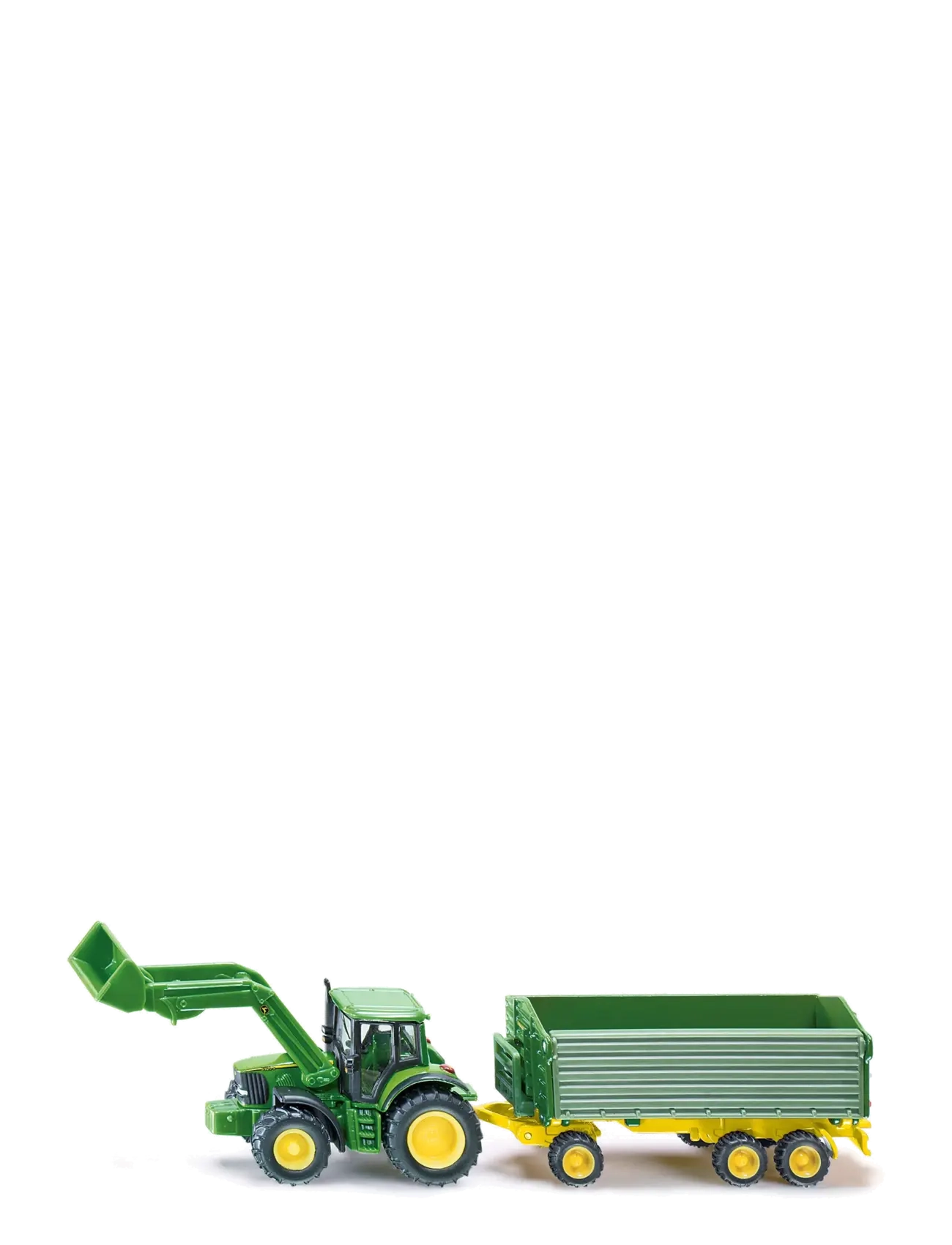 Siku J.DEERE/VAGN 1:87 - Traktorer - MULTI / green