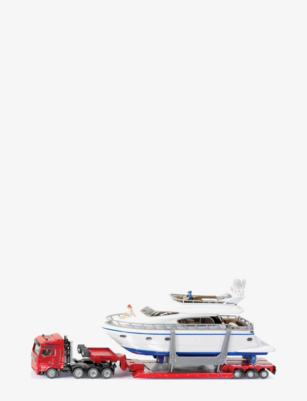 Siku Transp.bil/Yacht 1:87, Børn, Boats, Multi/mønstret, Str: 305X 71X 151MM