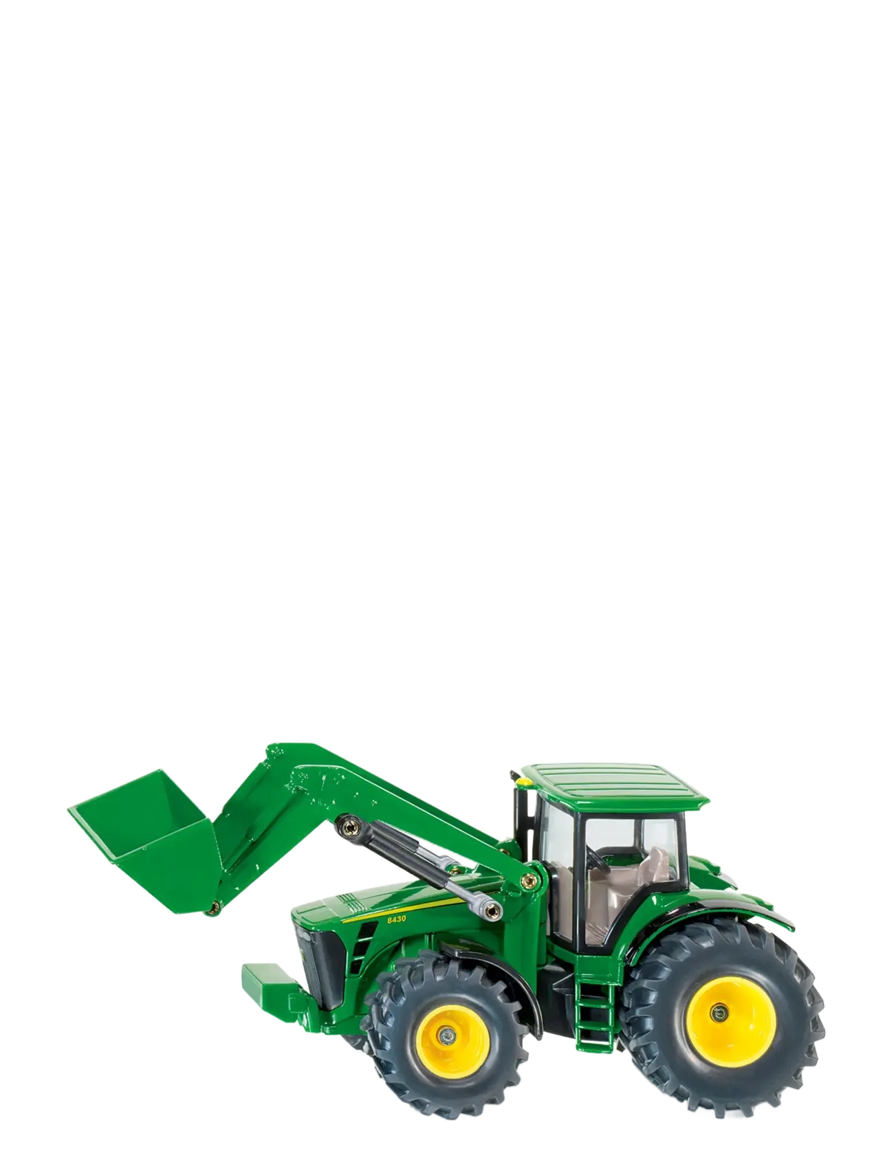 Siku J.deere/Frontl. 1:50, Construction Cars, Grøn, Str: ONE SIZE