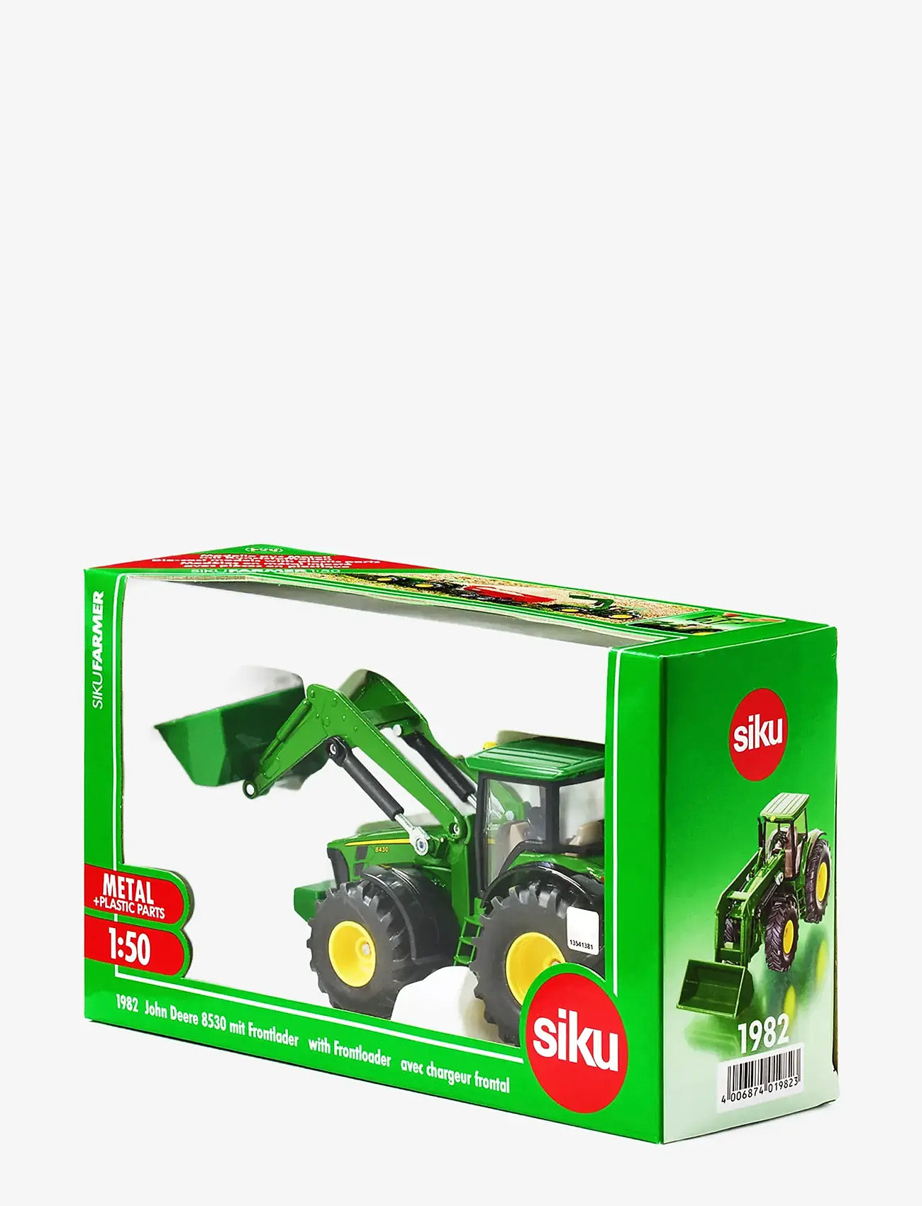 Siku - J.DEERE/FRONTL. 1:50 - vinnubílar - multi - 1