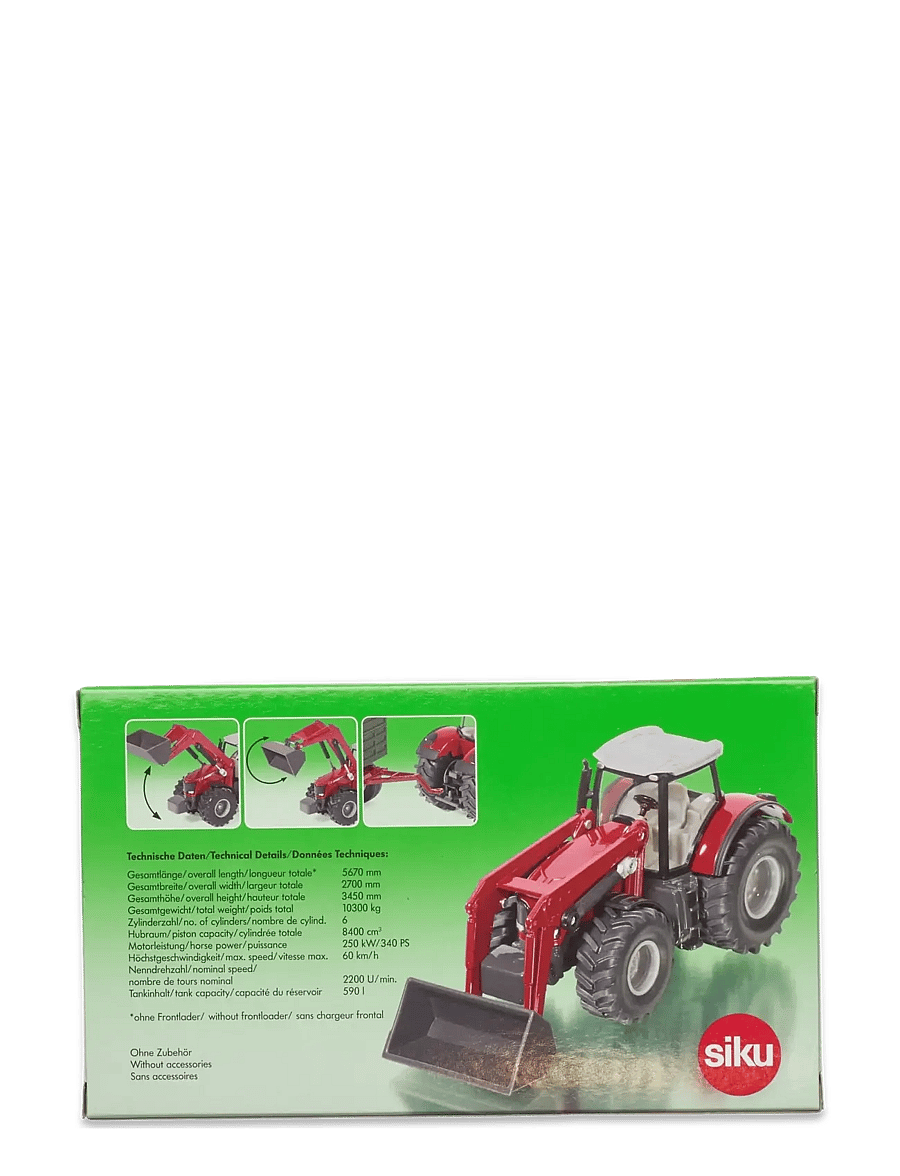 Siku - MASSEY F. FRONTL 1:50 - construction cars - multi - 1