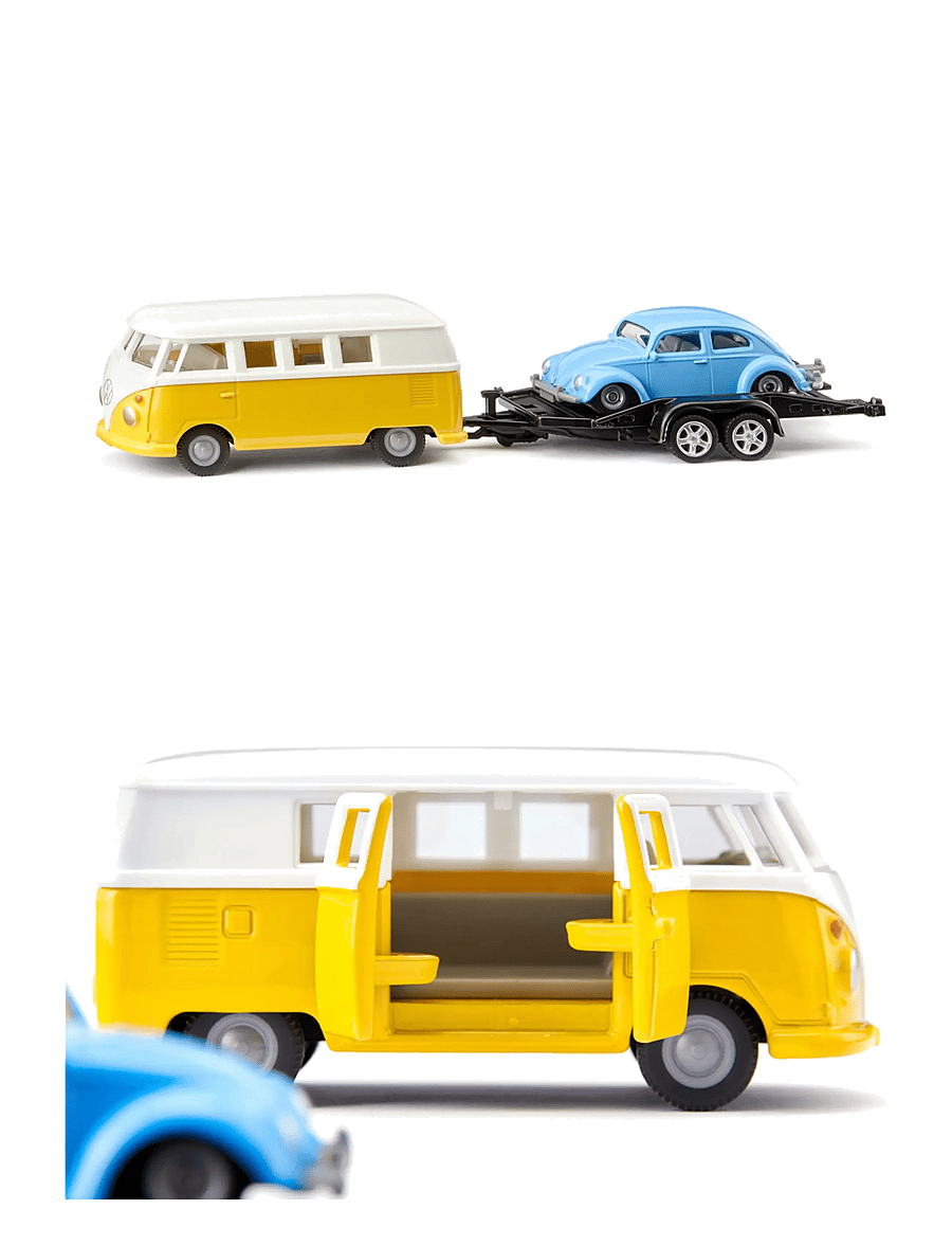 Siku - SIKU MINIBUSS MED SLÄP 1:50 - bussar - multi - 2