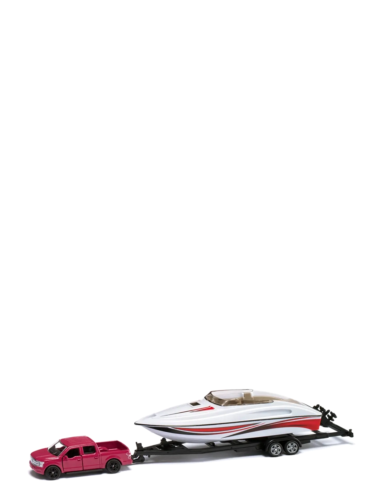 Siku Ford F150 Med Motorbåt 1:55, Boats, Rød, Str: ONE SIZE