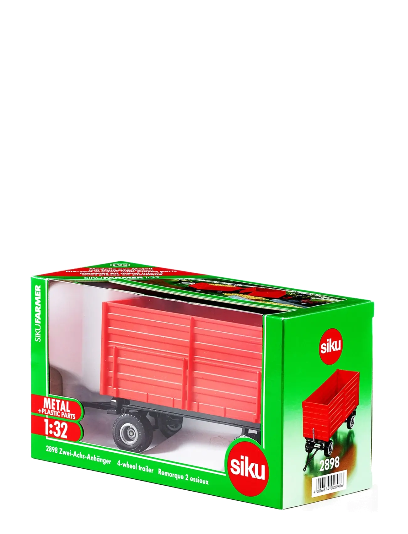 Siku - 4-WHEEL TRAILER 1:32 - traktorer - multi - 2