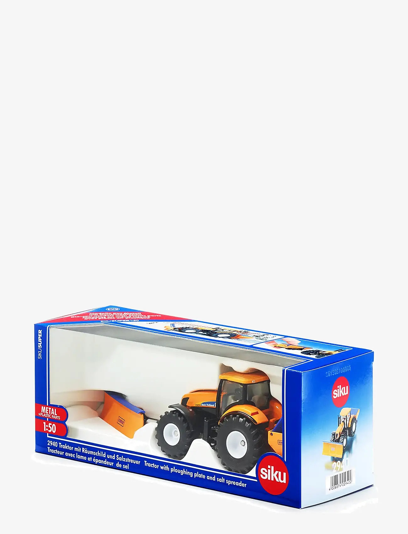 Siku - TRAKTOR,PLOG,SALTSPRIDARE 1:50 - traktorer - multi - 1