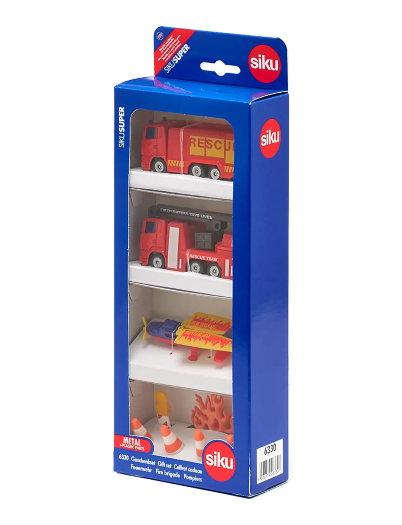 Siku - PRESENTSET BRANDBILAR M TILLBEHÖR - brannbiler - multi - 3