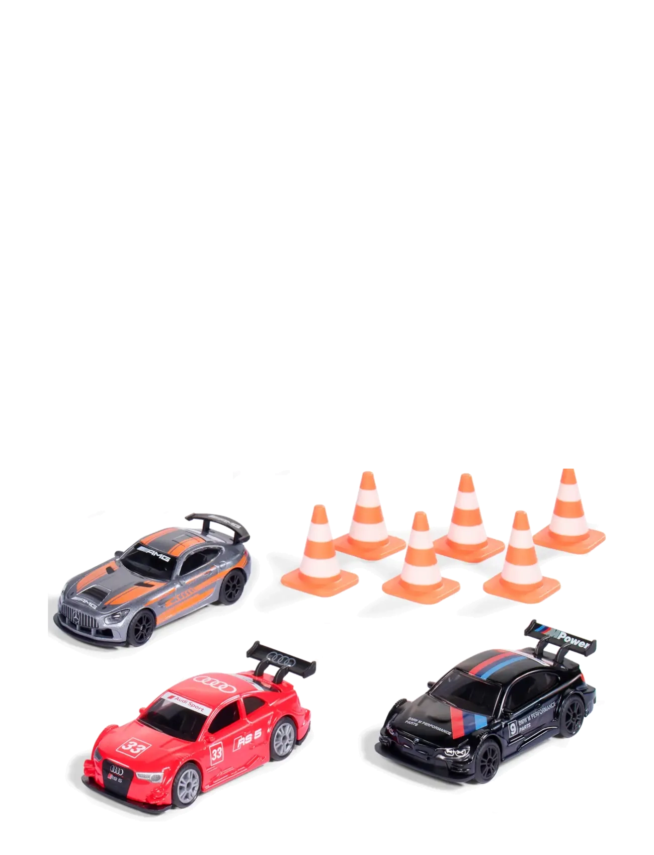 Siku Presentset Racerbilar, 8 cm X 3ST+6KONER, Orange, Toy Cars > Other Toy Cars, Børn