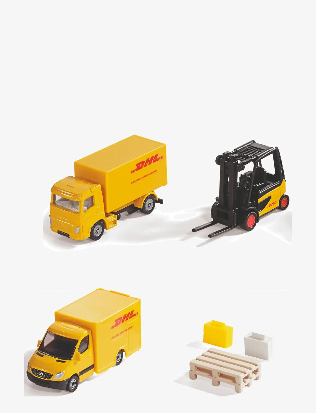 Siku - DHL LOGISTIK SET - lastbiler - multi - 0