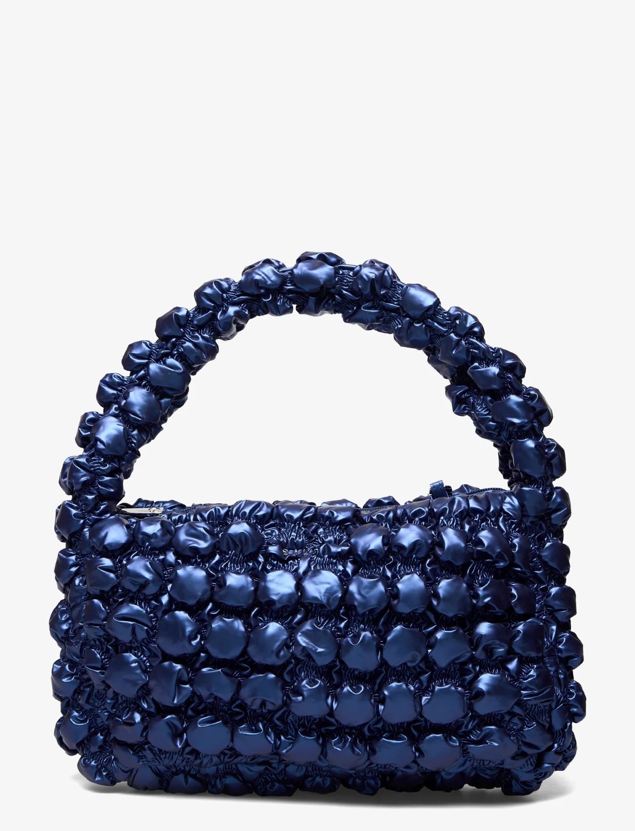 Silfen - Leila Shoulder Bag - geburtstagsgeschenke - metallic blue - 0