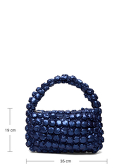 Silfen - Leila Shoulder Bag - top handle - metallic blue - 4