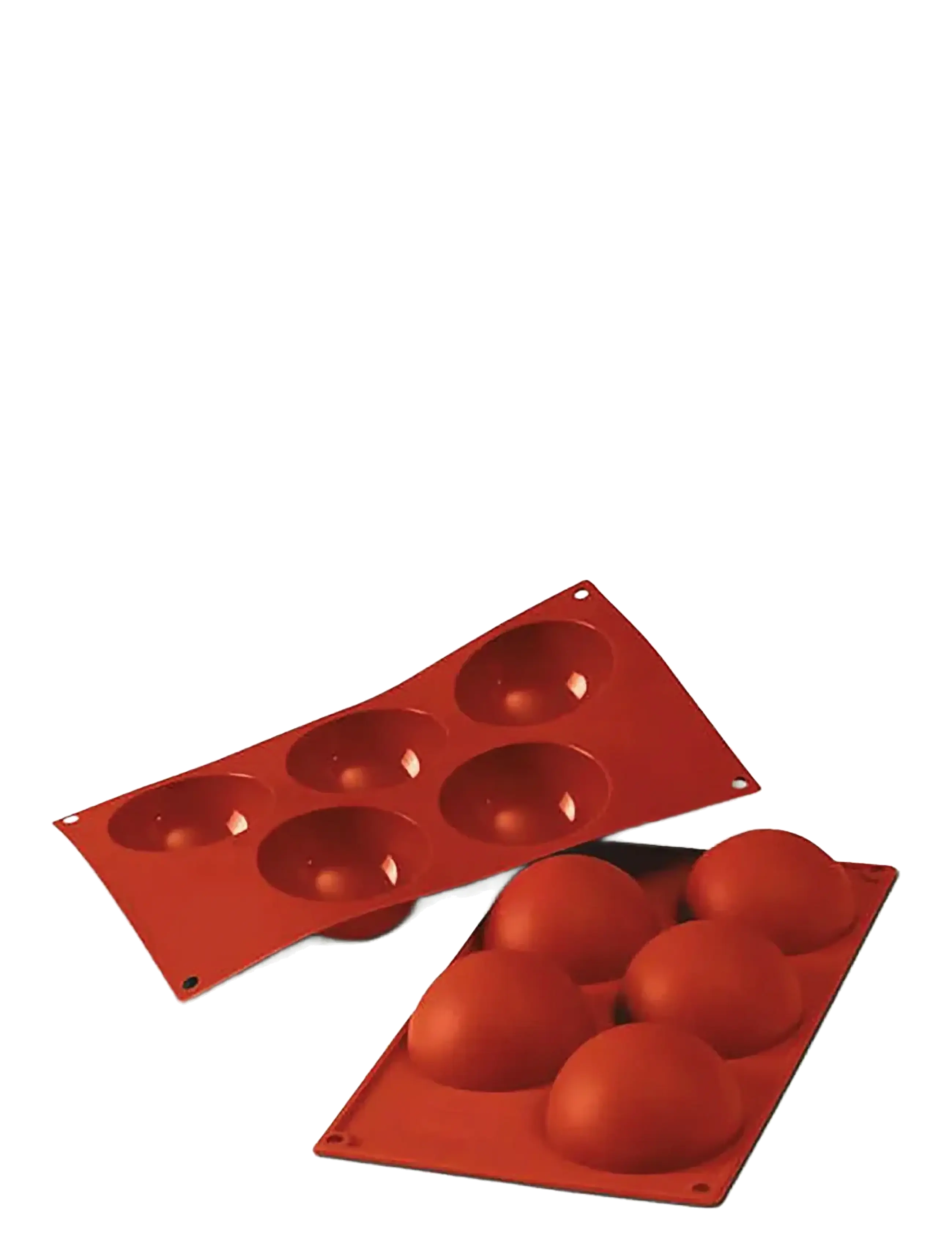 Silikomart SEMI SPHERE 5pcs Ø80 H40 - Vaata kõiki - RED / red