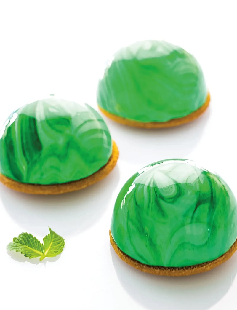 Silikomart - SEMI SPHERE 5pcs Ø80 H40 - red - 0