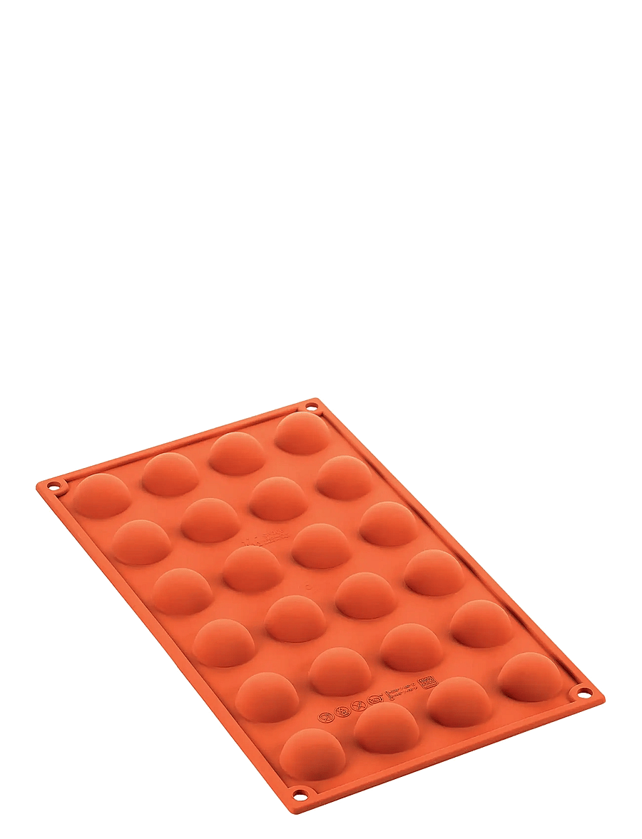 Silikomart - SEMISFERA 24pcs Ø30 H15 - muffinivormid - red - 1