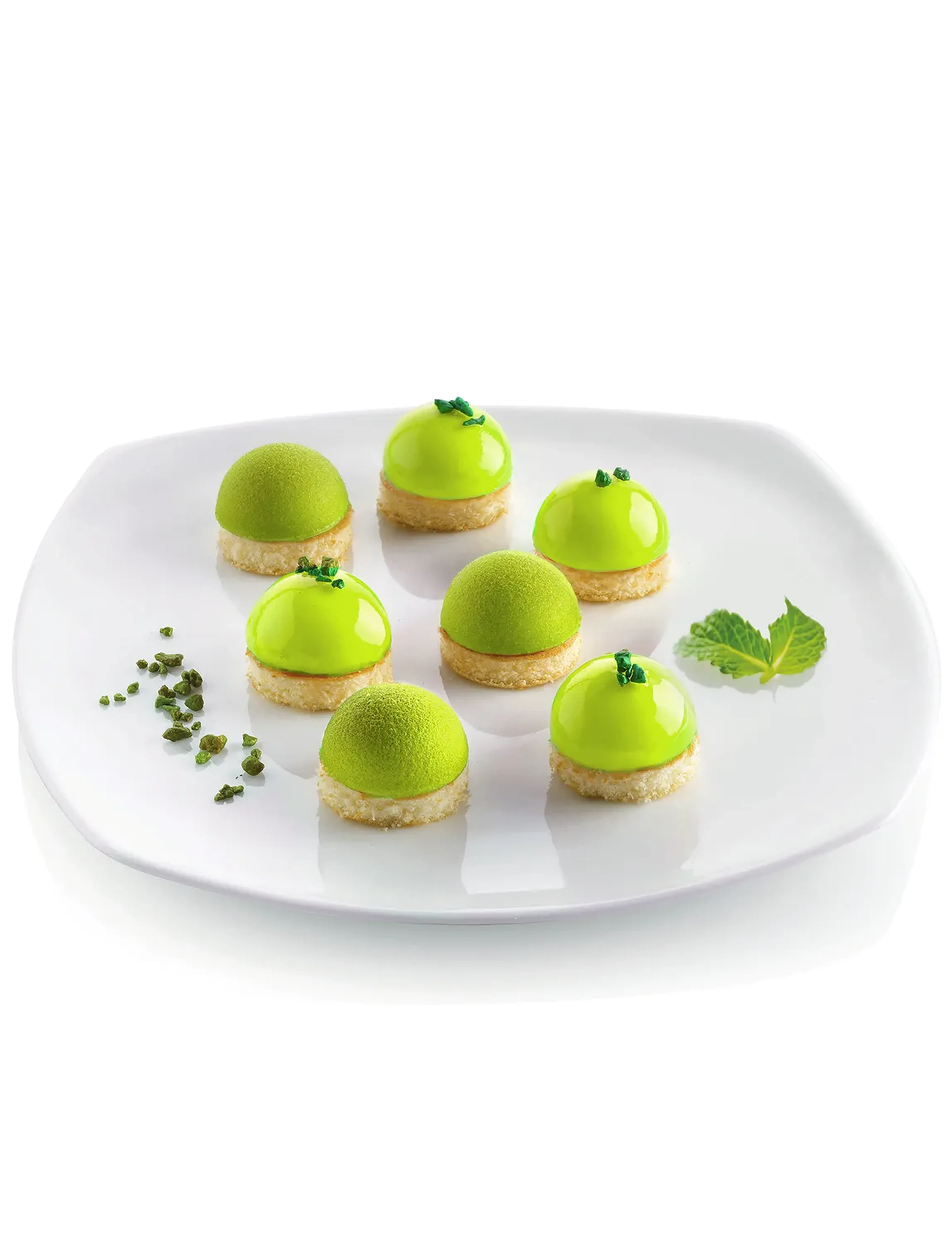 Silikomart Silikoneform Halvkugle 24 Stk. Ø30 H15, FOR 24PCS, Red, Bageforme > Cupcake- Og Muffinsforme, Unisex