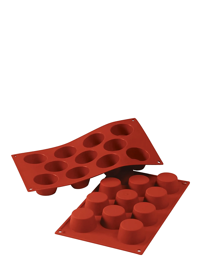 Silikomart - MINI MUFFIN 11pcs Ø51 H28 - cupcake & muffinformen - red - 1