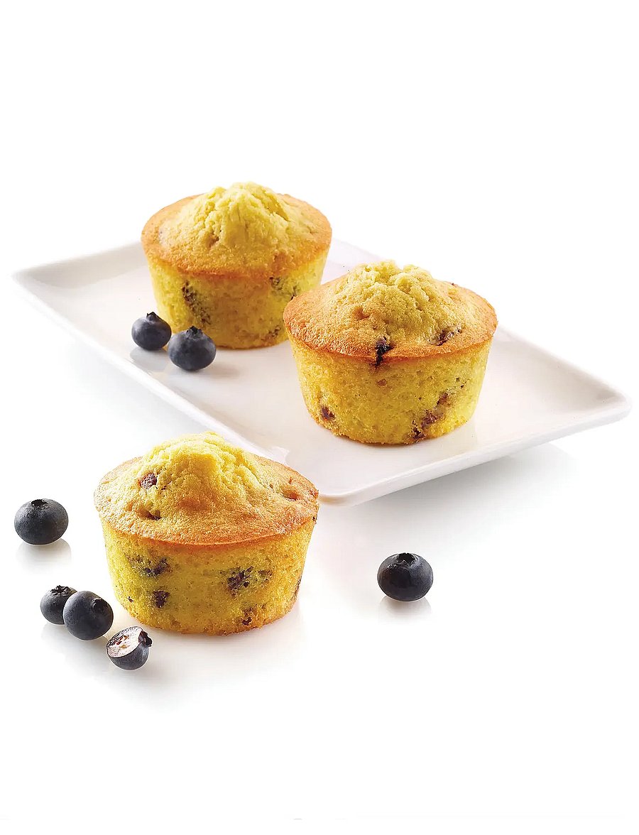 Silikomart - MUFFIN 6pcs Ø69 H35 - cupcake & muffinformen - red - 0