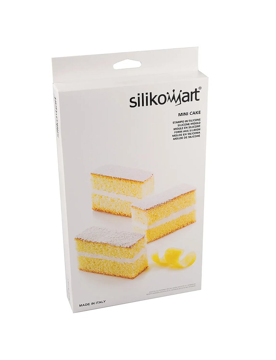 Silikomart - MINI CAKE 12pcs 79X29 H30 - red - 2